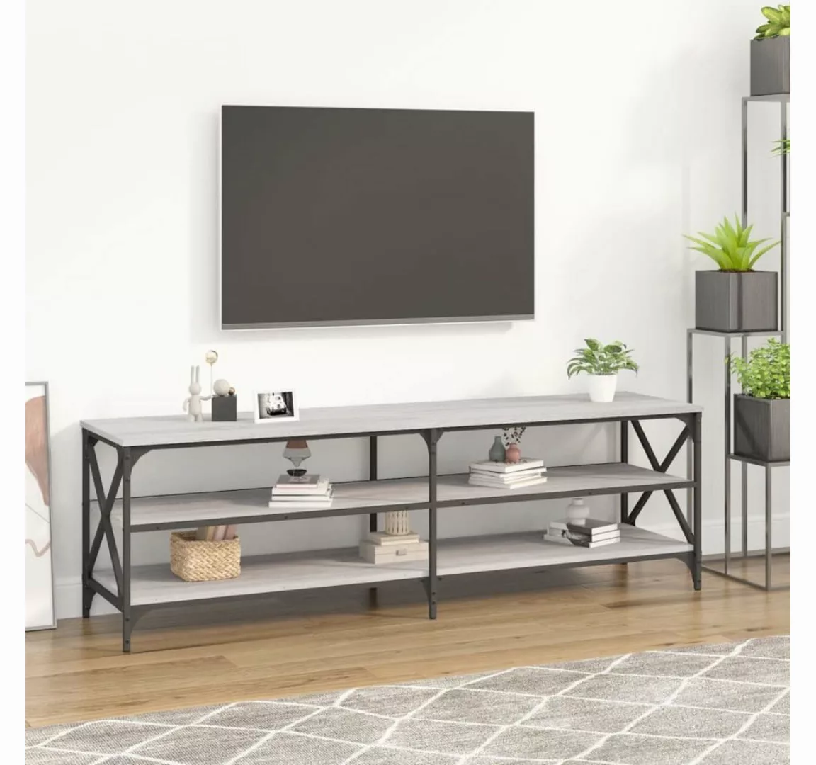 furnicato TV-Schrank Grau Sonoma 160x40x50 cm Holzwerkstoff günstig online kaufen