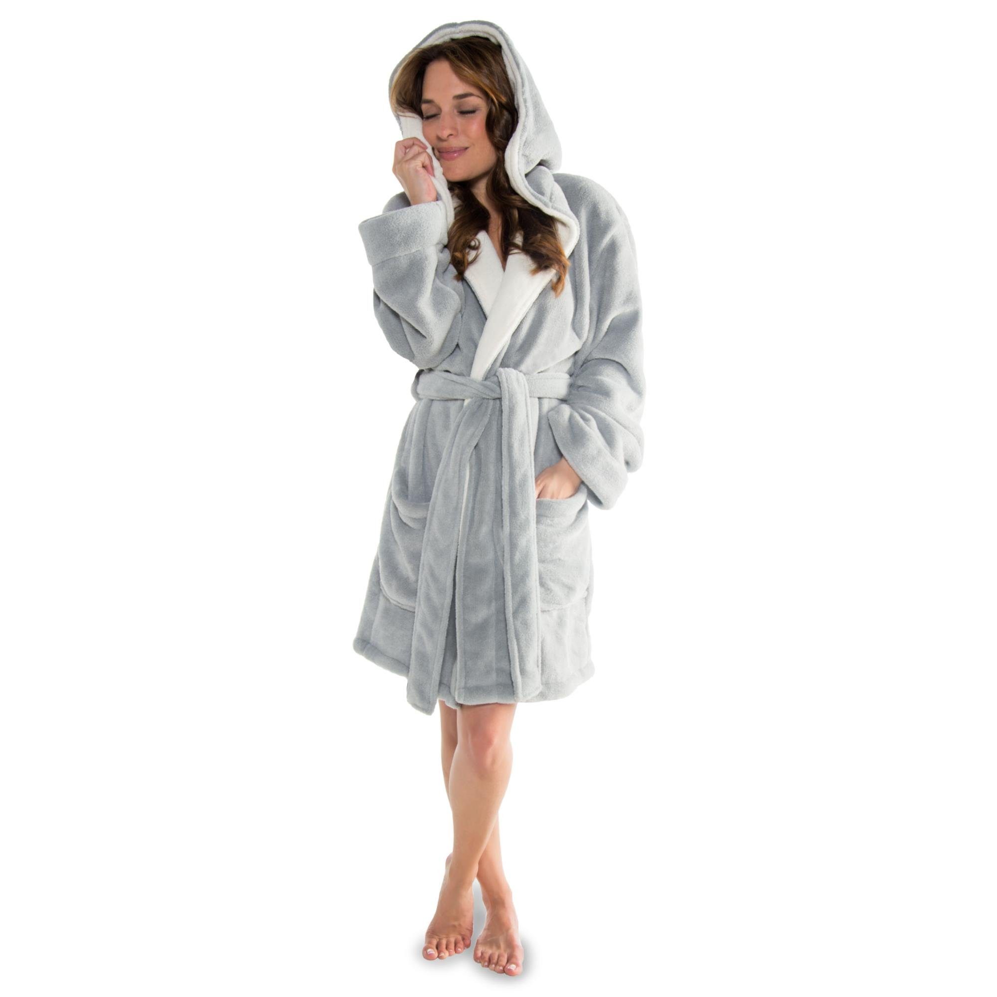 CelinaTex Bademantel Saunamantel Damen kurz Coral günstig online kaufen