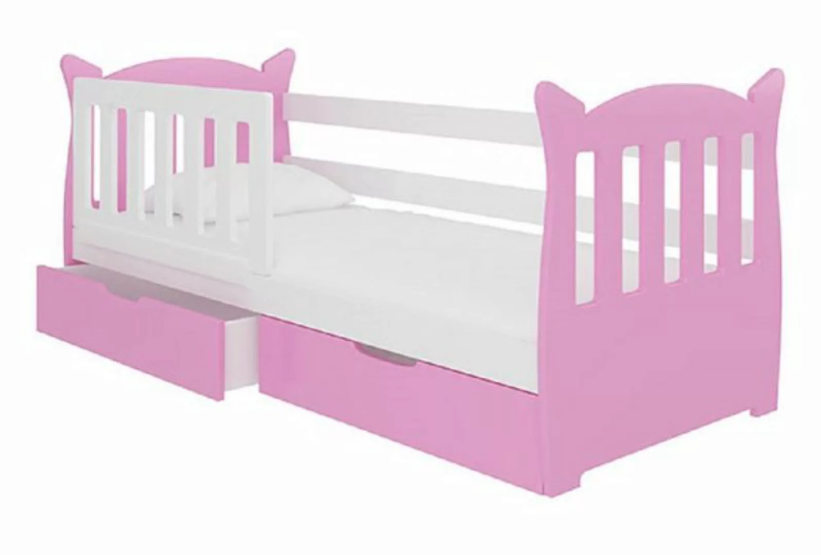 Feldmann-Wohnen Kinderbett LENA (mit 2 Schubladen), Farbe wählbar günstig online kaufen