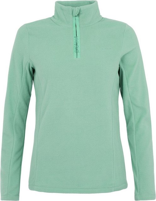 Protest Rollkragenpullover MUTEZ 1/4 zip top Green Baygreen günstig online kaufen