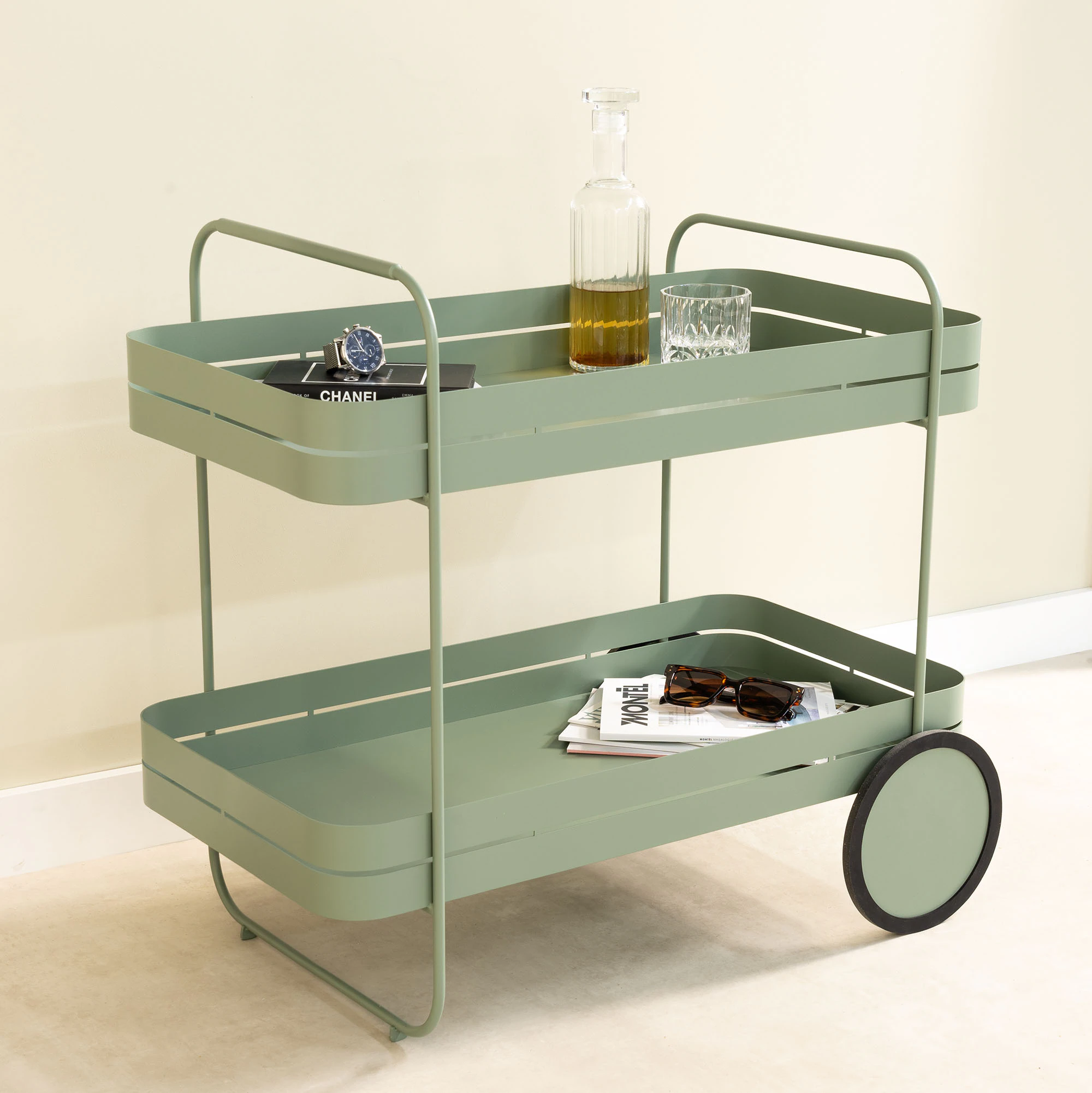 Spinder Design Servierwagen "GIN & TROLLY", (1 St.), Servierwagen aus Stahl günstig online kaufen