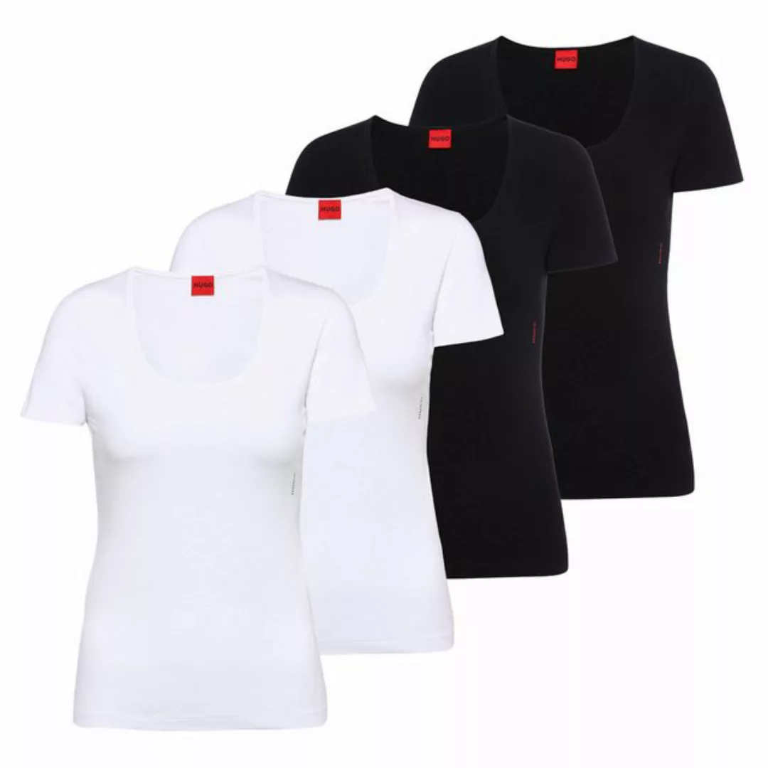 HUGO T-Shirt Damen T-Shirt, 4er Pack - T-Shirt RN günstig online kaufen