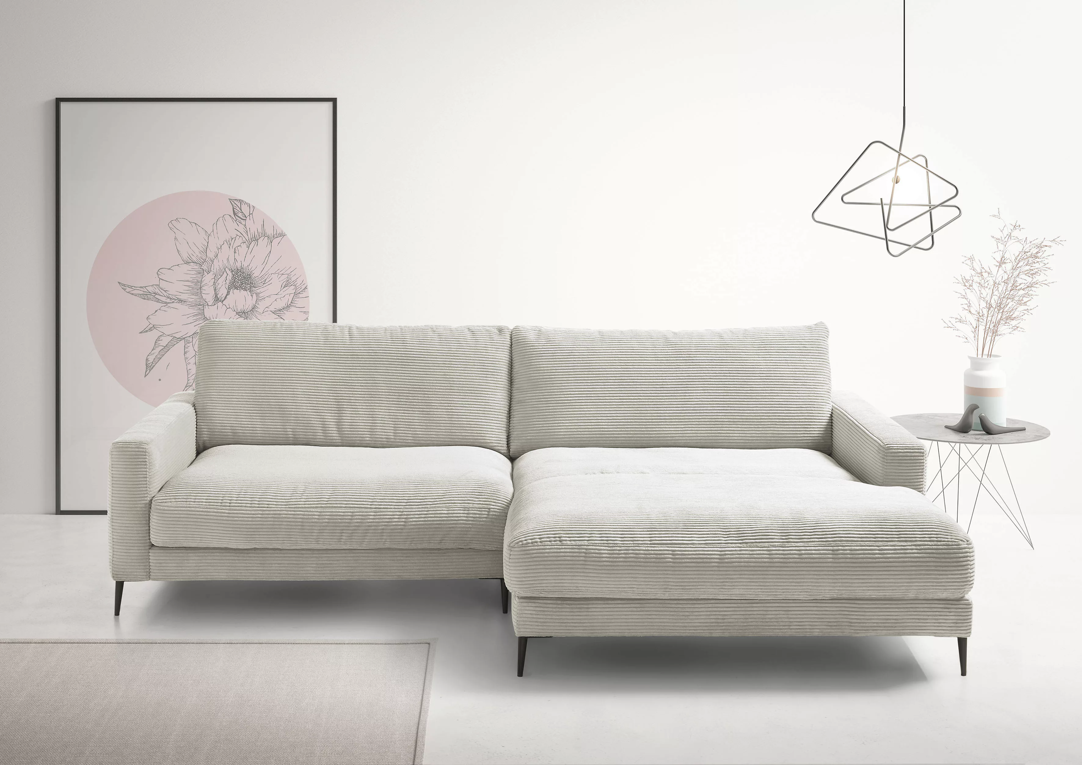 INOSIGN Ecksofa "Downtown, B/T/H: 272/190/84 cm", weicher Sitzkomfort auch günstig online kaufen