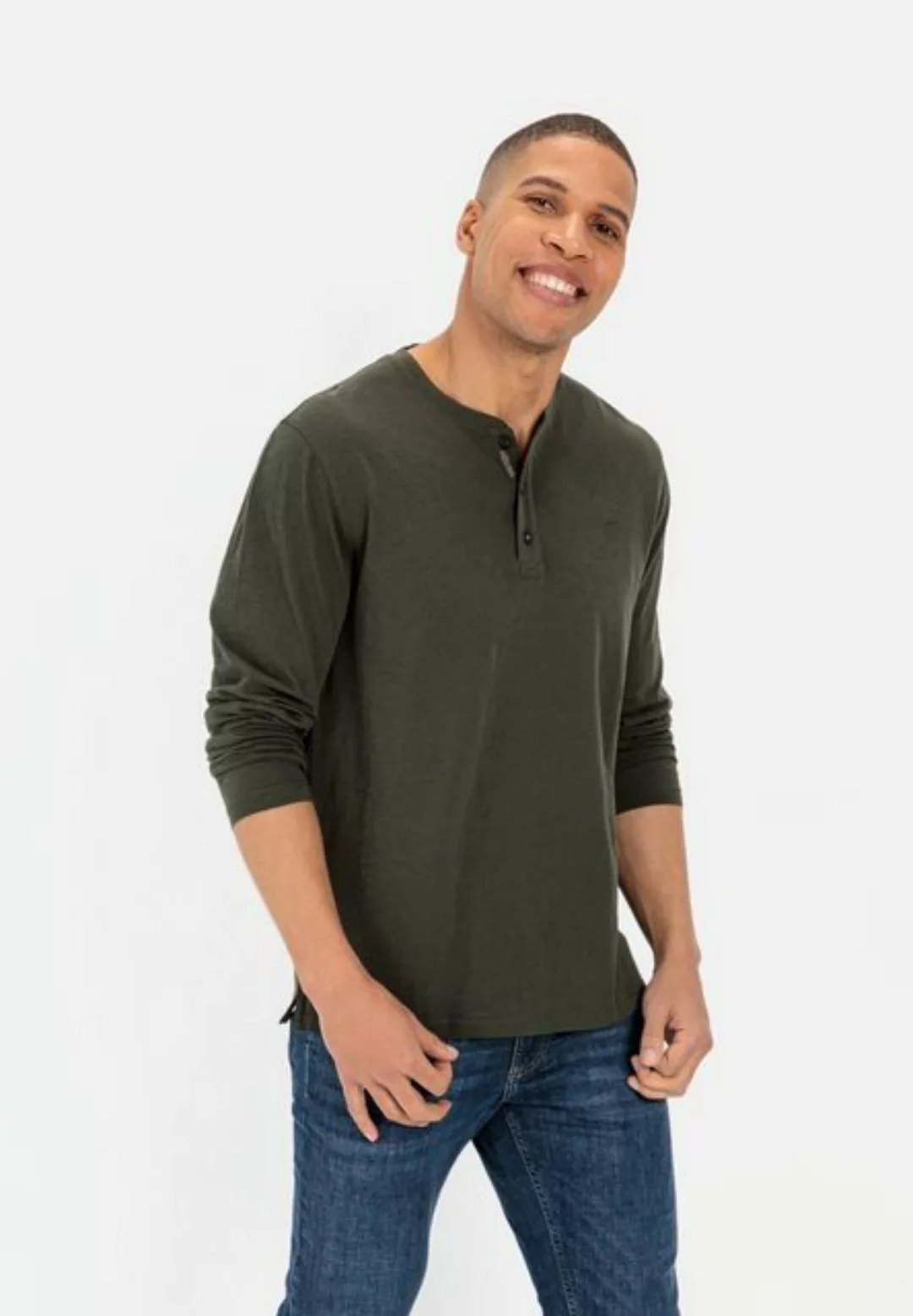 camel active T-Shirt 409675-3T05 Henley günstig online kaufen