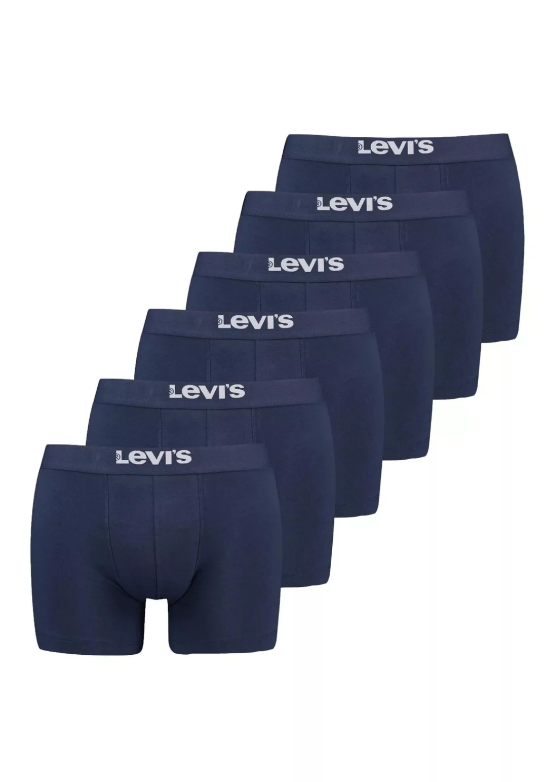 Levis Boxershorts "Levis Men Solid Badic Boxer 6er Pack", (Packung, 6er-Pac günstig online kaufen