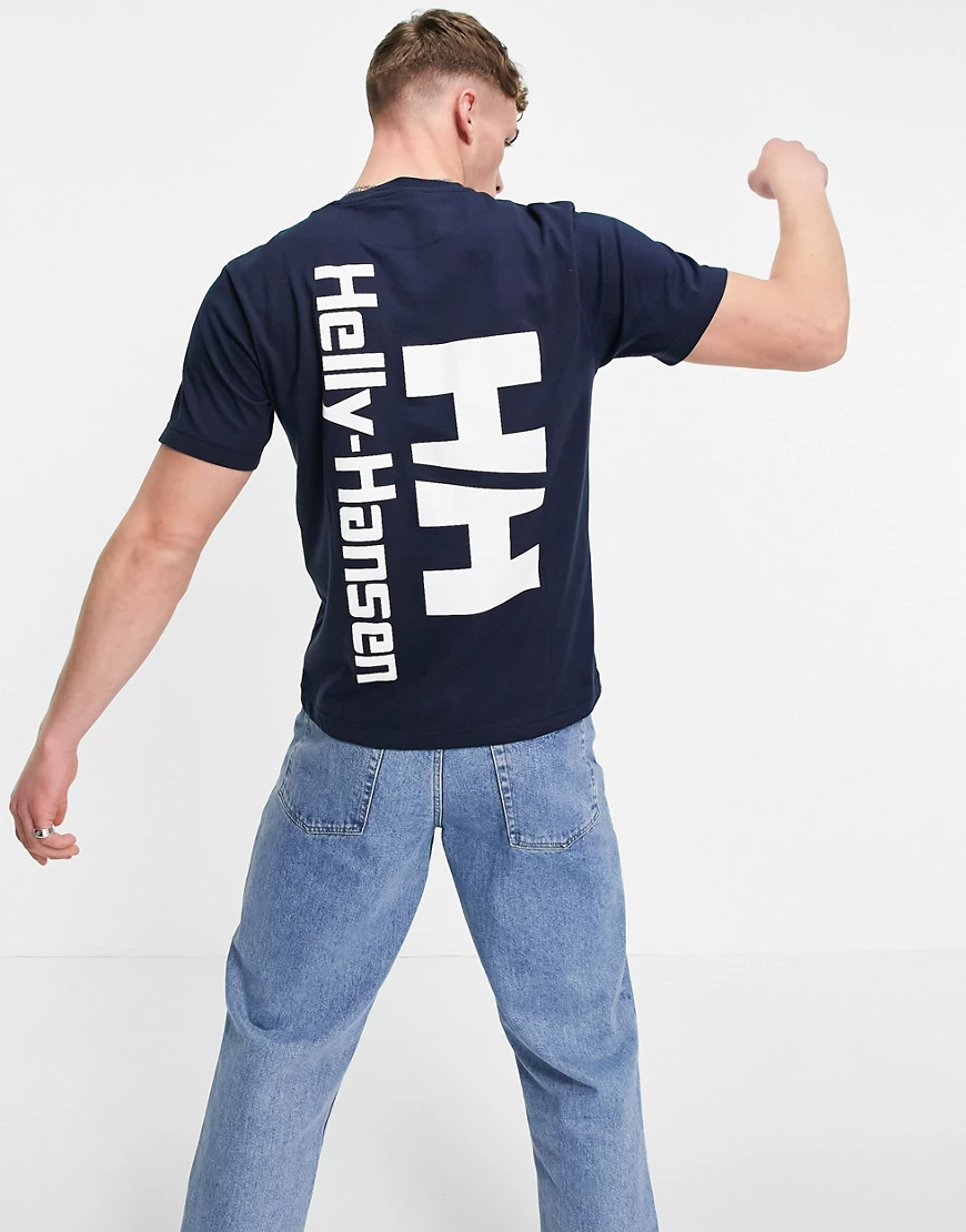 Helly Hansen – YU20 – T-Shirt mit Logo in Marineblau günstig online kaufen