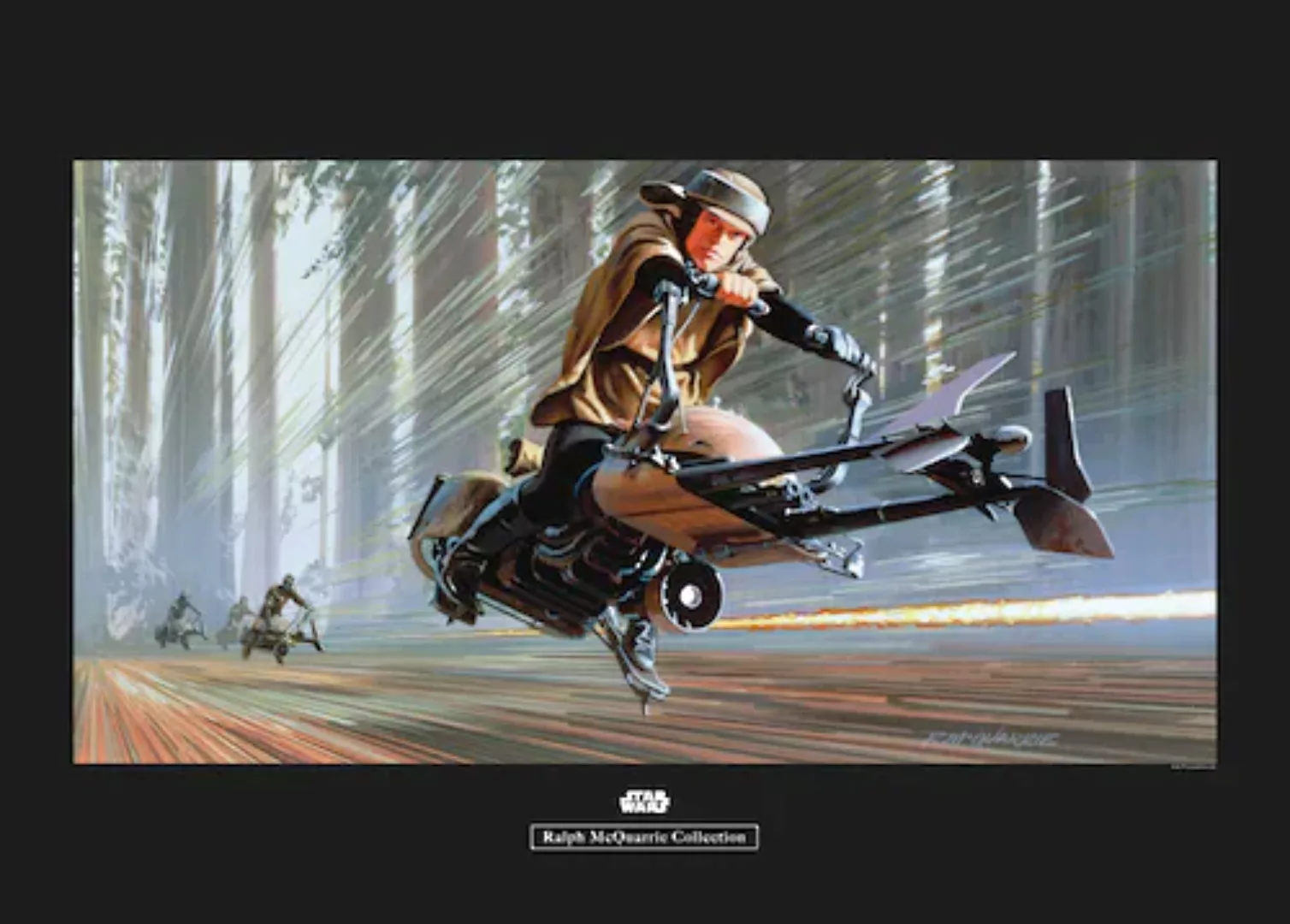 Komar Poster "Star Wars Classic RMQ Endor Speeder", Star Wars, (1 St.), Kin günstig online kaufen