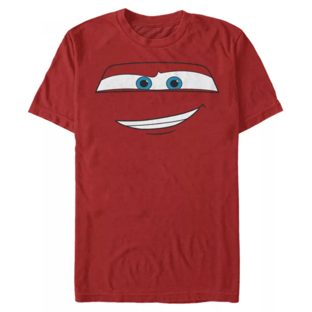 Pixar - Cars - Lightning McQueen McQueen Big Face - Männer T-Shirt günstig online kaufen