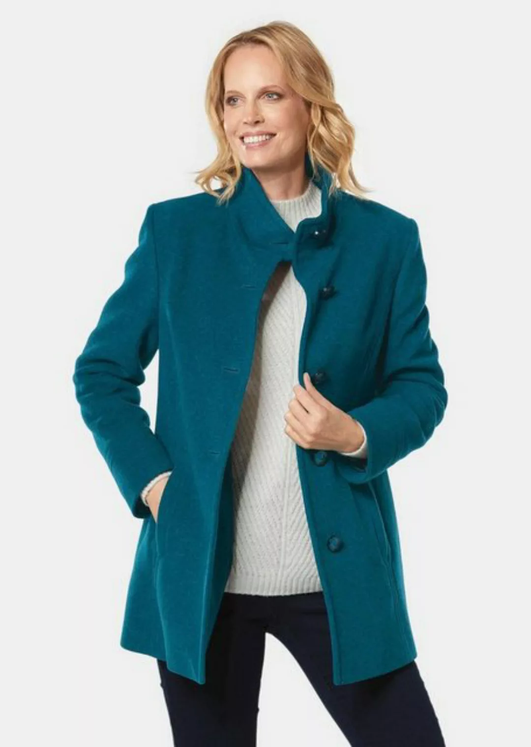 GOLDNER Wolljacke Unentbehrliche Wolljacke mit feinen Details günstig online kaufen