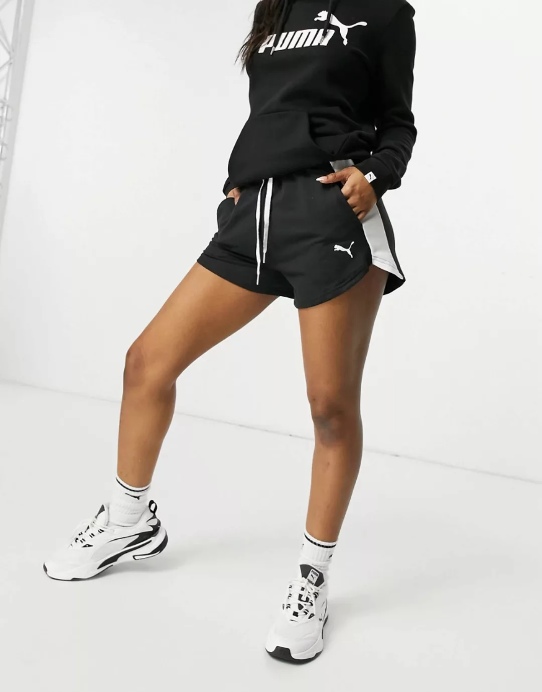 Puma – Modern Sports – 3 Shorts in Schwarz günstig online kaufen