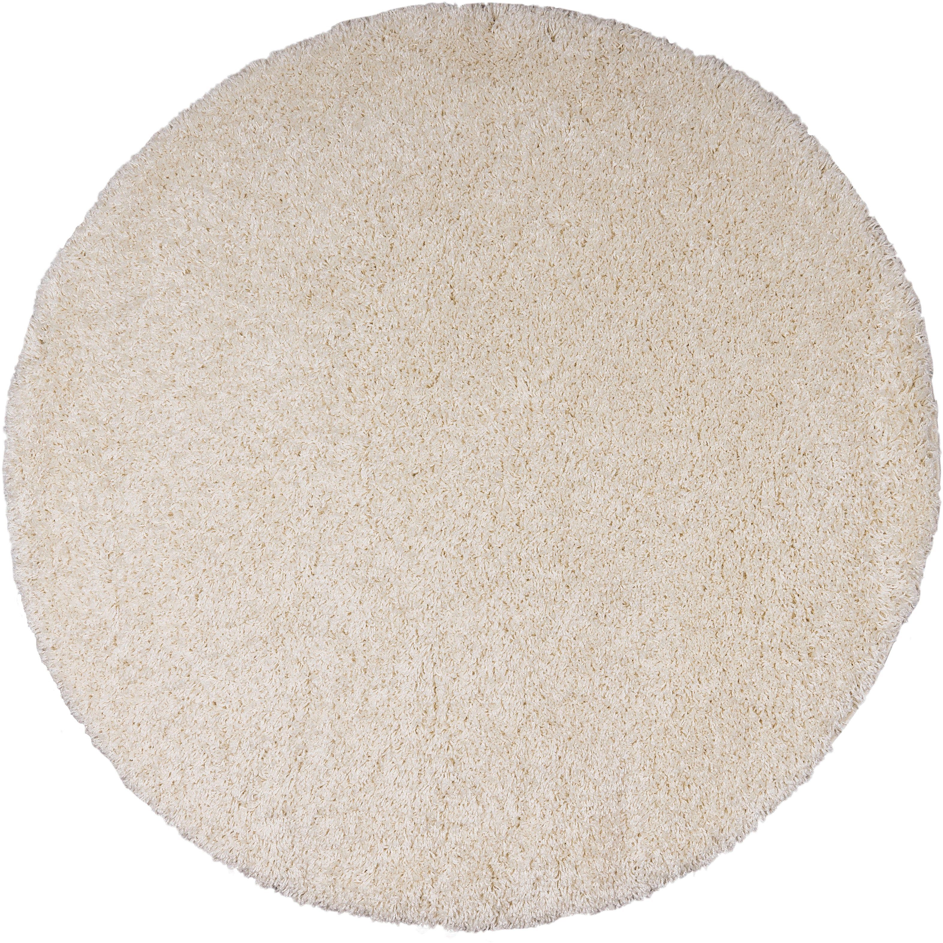 my home Teppich Shaggy 30, rund, günstig online kaufen