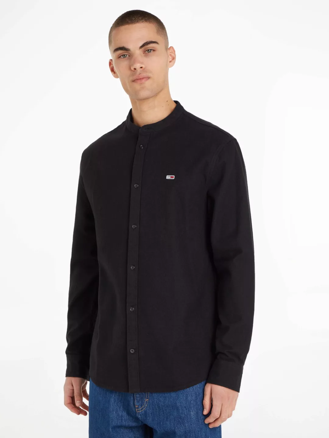 Tommy Jeans Flanellhemd "TJM CLSC MAO FLANNEL SHIRT" günstig online kaufen