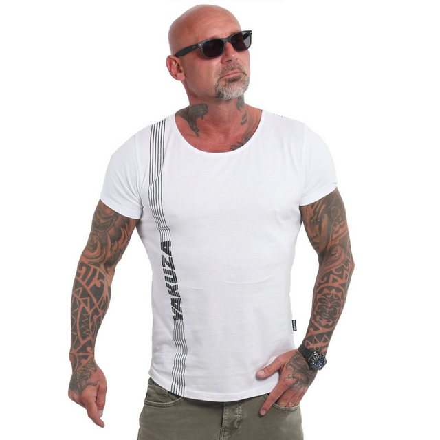 YAKUZA T-Shirt Fast Lane mit abgerundetem Saum günstig online kaufen