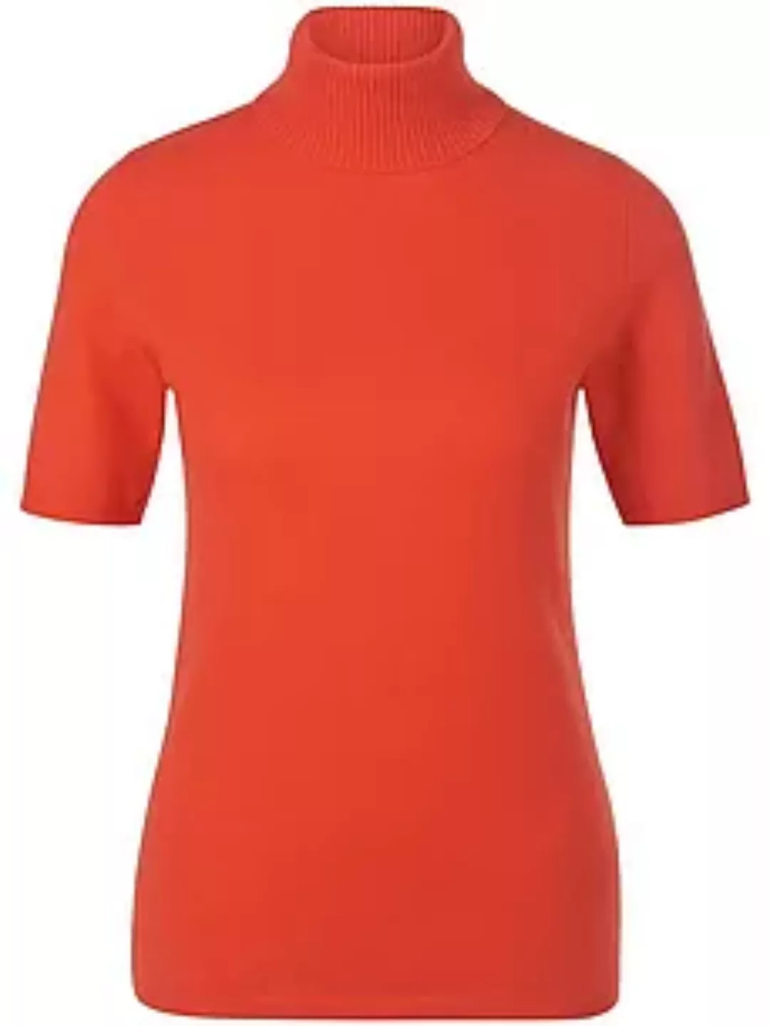 Rollkragen-Pullover aus 100% Premium-Kaschmir Peter Hahn Cashmere orange günstig online kaufen