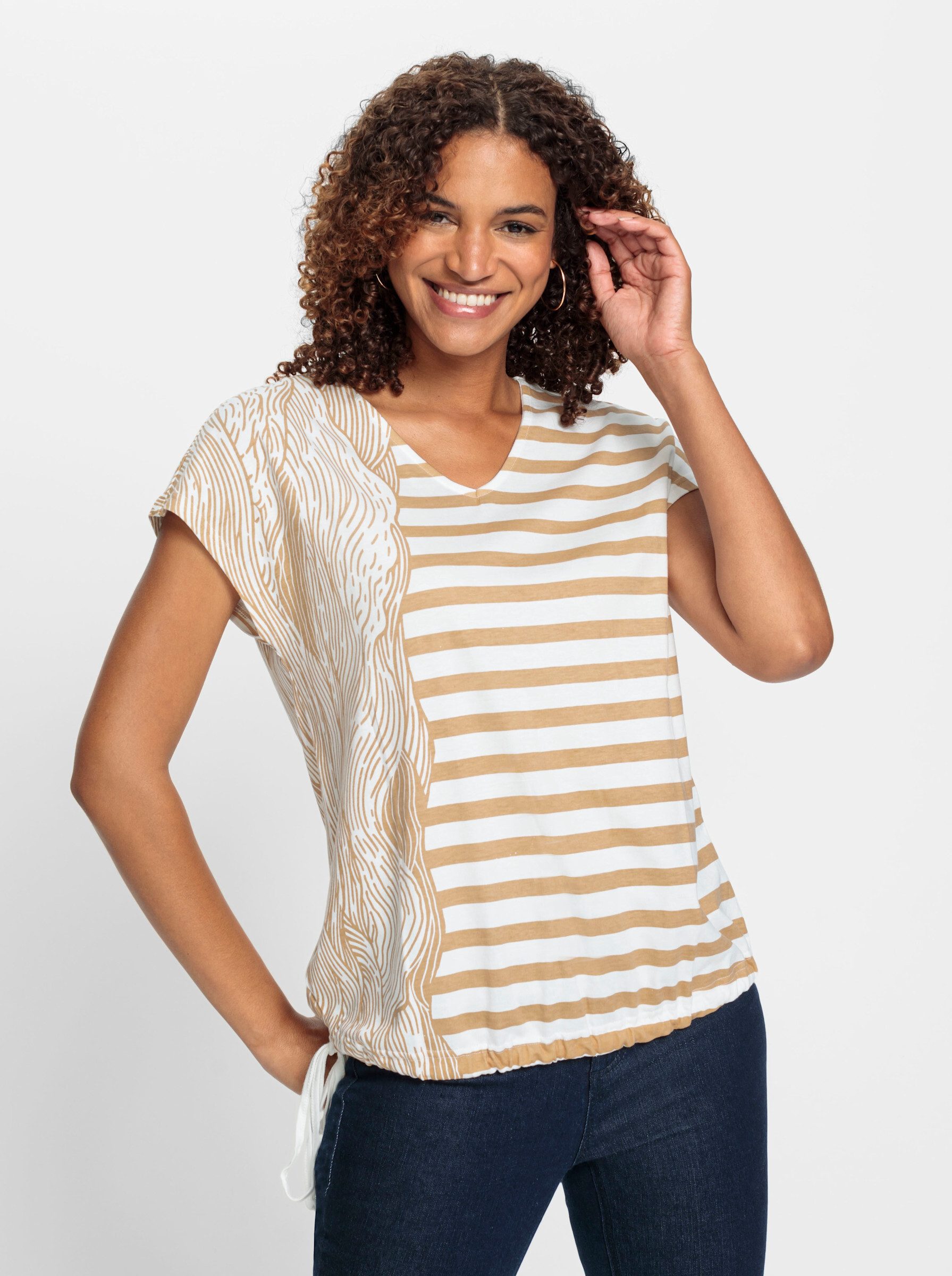Casual Looks V-Shirt "Shirt", (1 tlg.) günstig online kaufen