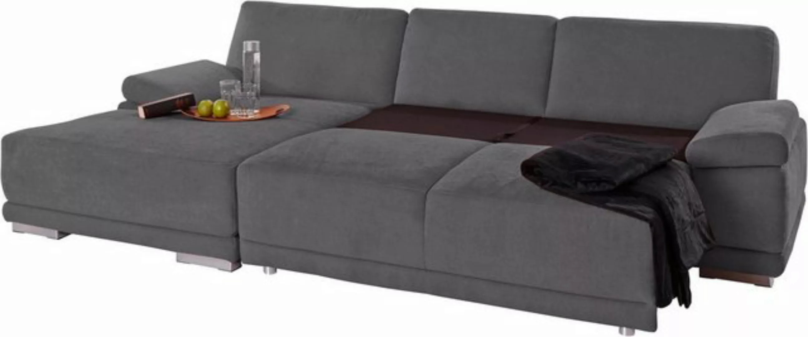 sit&more Ecksofa Coria L-Form, mit XL-Recamiere, wahlweise mit Bettfunktion günstig online kaufen