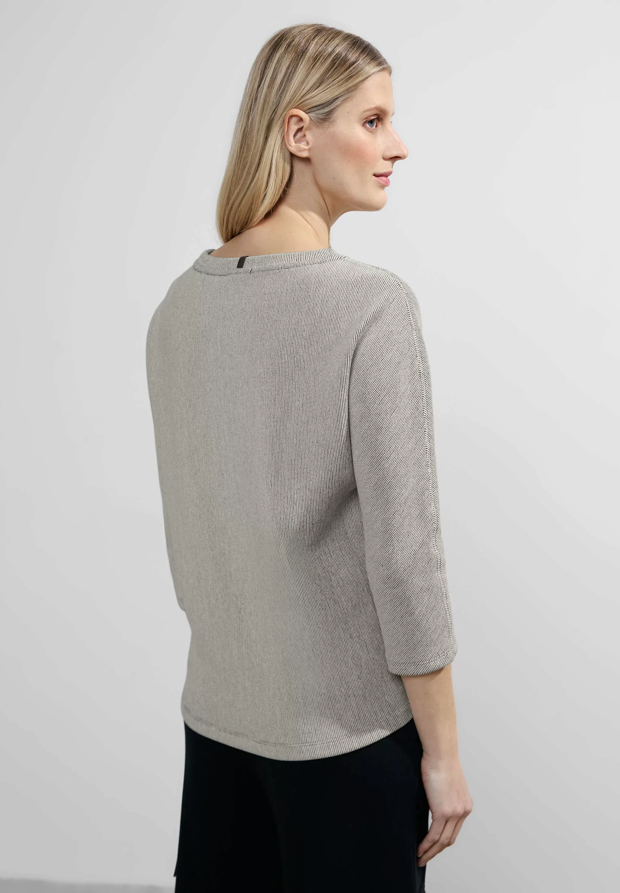 Cecil 3/4-Arm-Shirt aus Baumwolle mit Stretchante günstig online kaufen