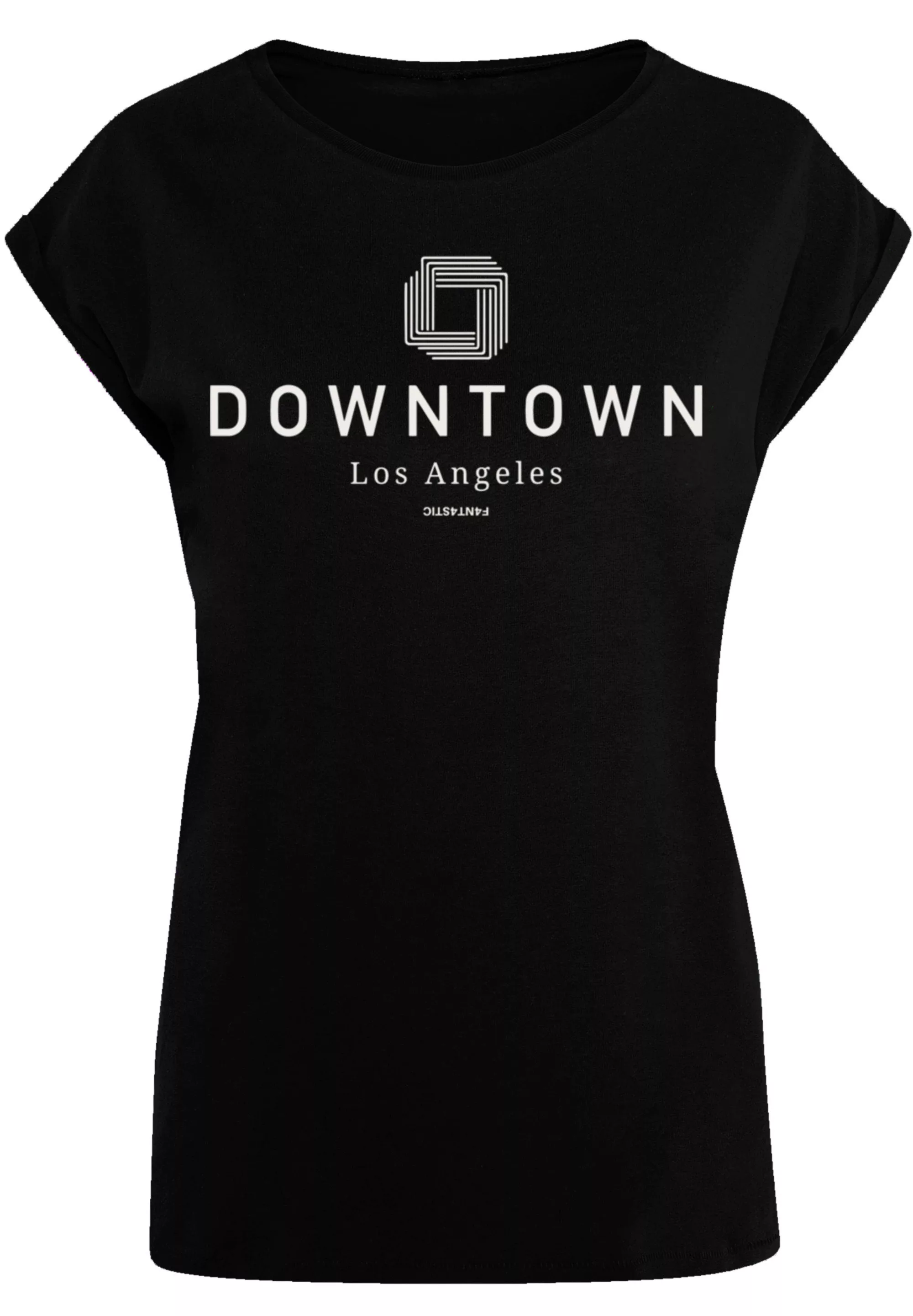 F4NT4STIC T-Shirt "PLUS SIZE Downtown LA Muster", Print günstig online kaufen