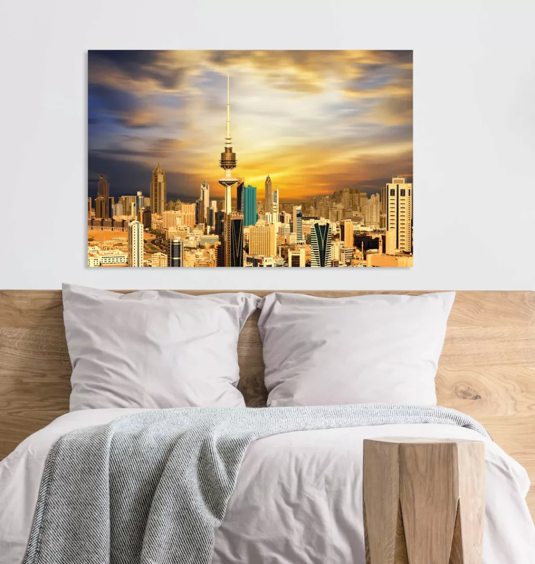 queence Acrylglasbild "Skyline", Skyline-Gebäude-Städte, Fine Art-Print in günstig online kaufen