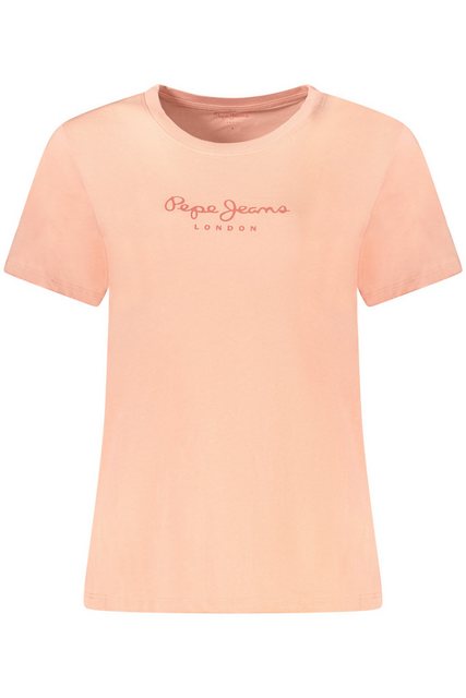 Pepe Jeans T-Shirt Damen T-Shirt Rosa mit Rundhalsausschnitt aus günstig online kaufen