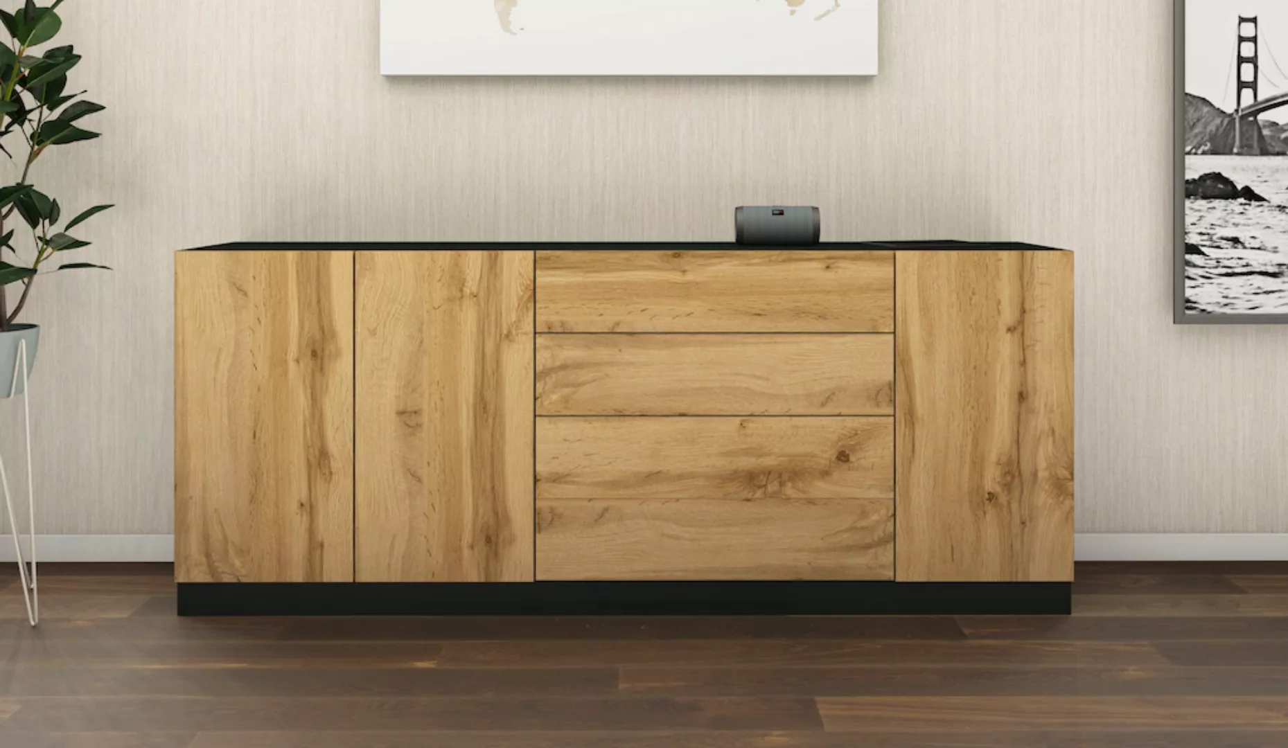 borchardt Möbel Sideboard "Vaasa", Breite 190 cm günstig online kaufen