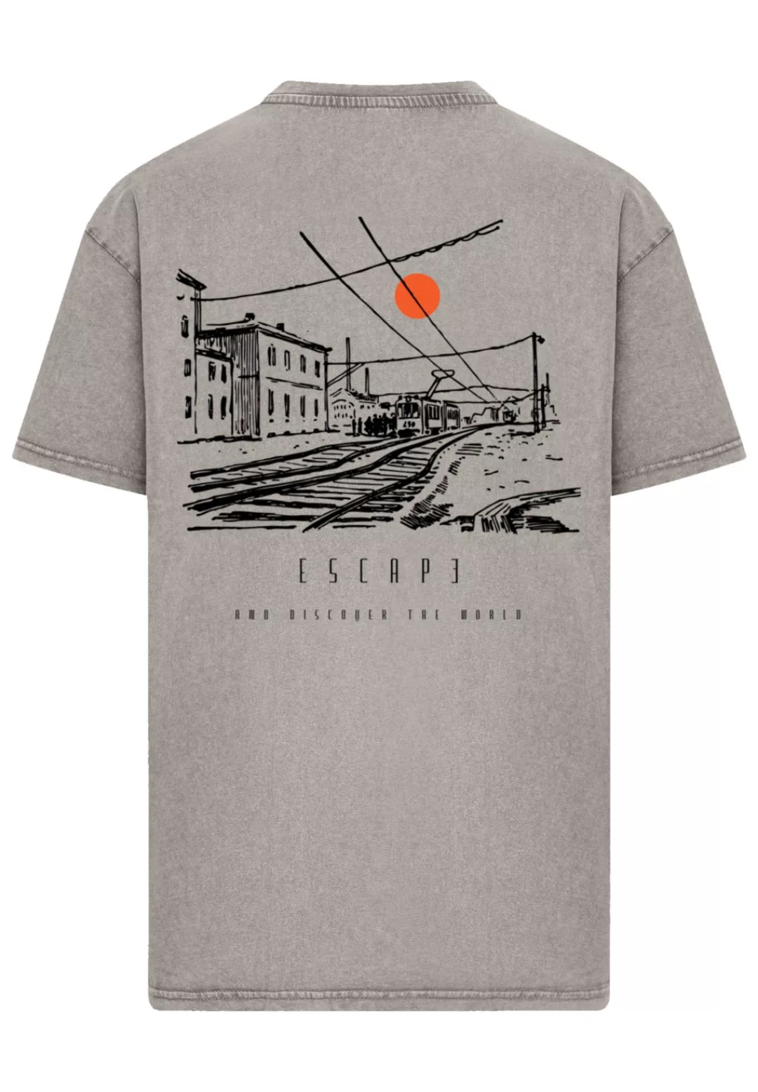 F4NT4STIC T-Shirt "Oversize Escape Discover the World Town", Premium Qualit günstig online kaufen