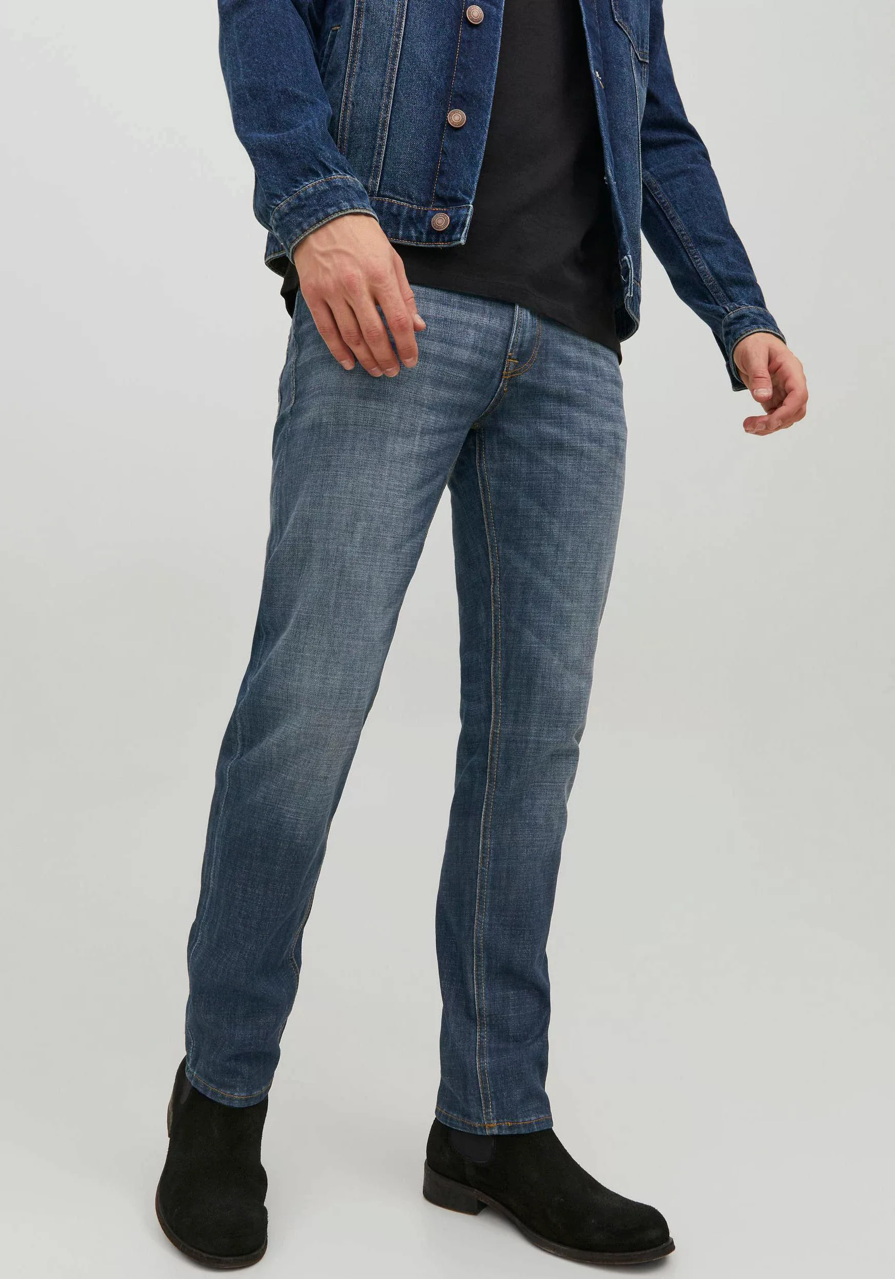 Jack & Jones Regular-fit-Jeans "JJ JJICLARK JJORIGINAL GE 049" günstig online kaufen