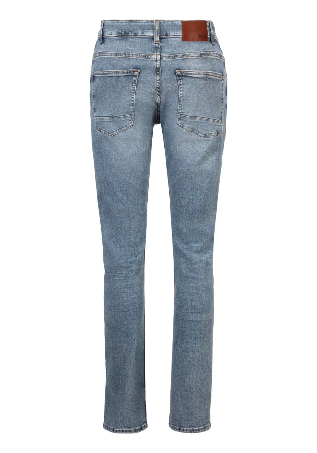 BOSS ORANGE Slim-fit-Jeans Delaware BC-C mit Leder-Badge günstig online kaufen