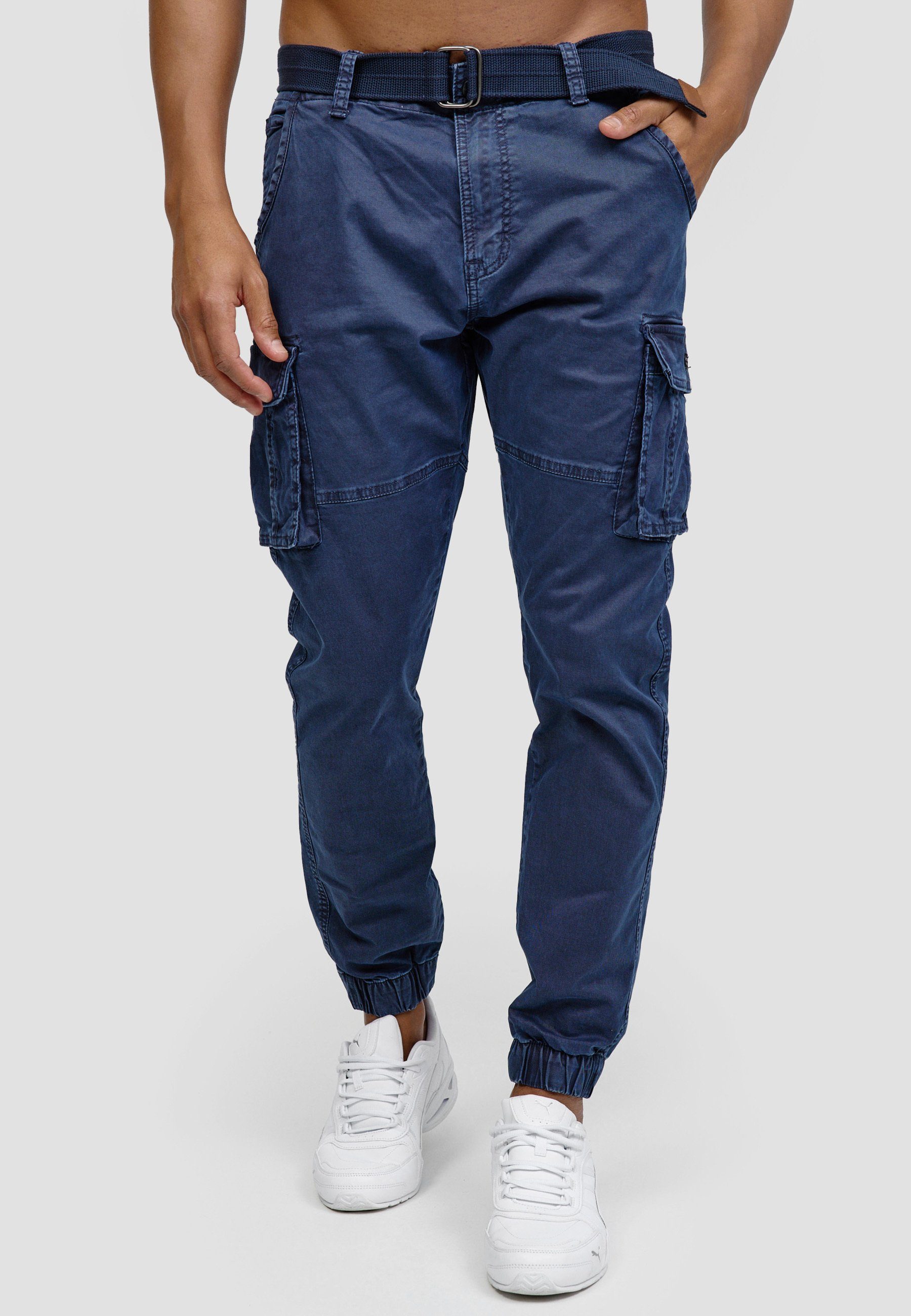 Indicode Cargohose Kerr aus elastischer Baumwoll-Qualität, günstig online kaufen