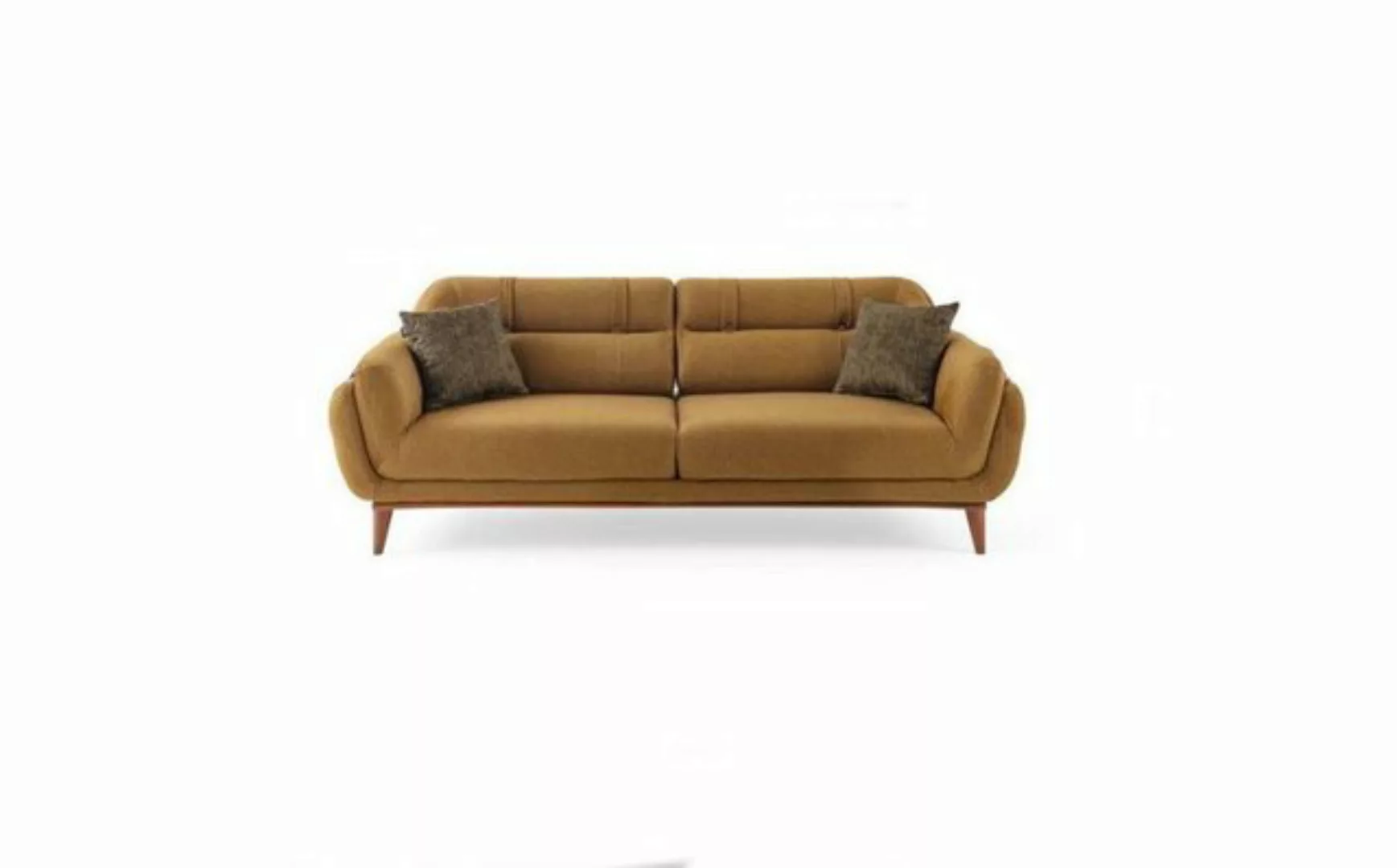 JVmoebel 3-Sitzer Braunes Polstersofa Wohnzimmer Sitzer Exklusiver Dreisitz günstig online kaufen