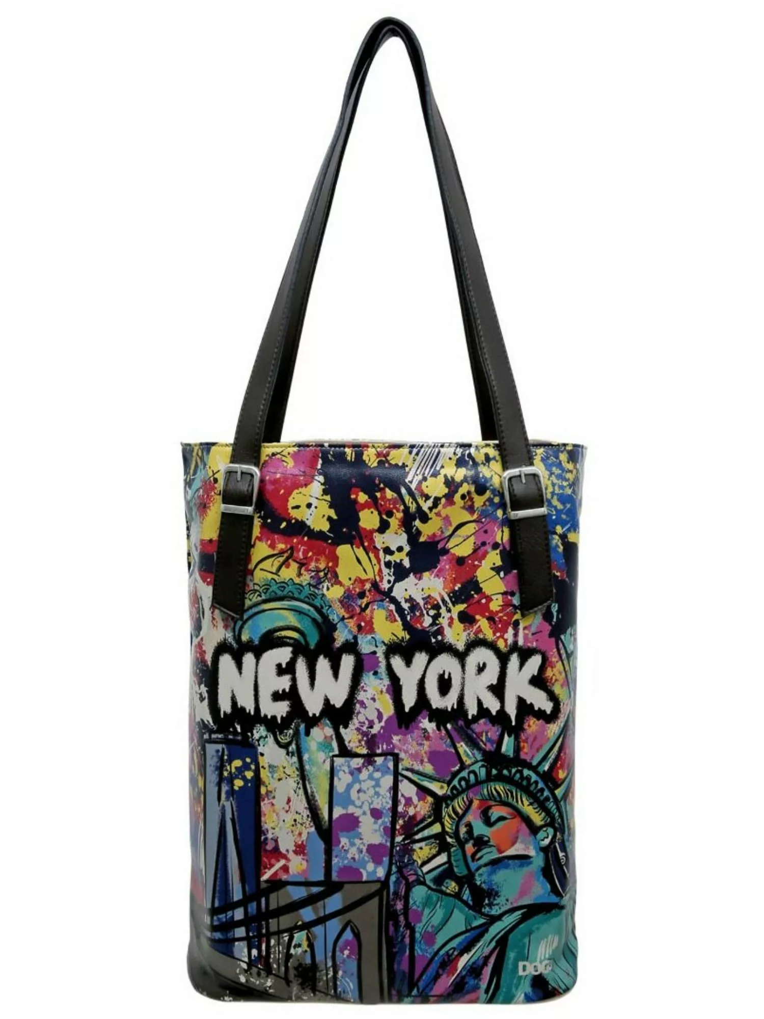 DOGO Umhängetasche "Damen Tall Bag New York State Of Mind Vegan Damen Handt günstig online kaufen