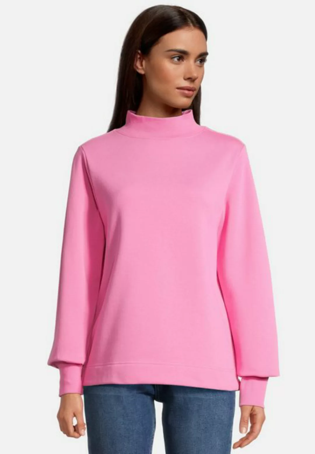 salzhaut Stehkragenpullover Damen Pullover Oaneweeten unifarben mit Stehkra günstig online kaufen