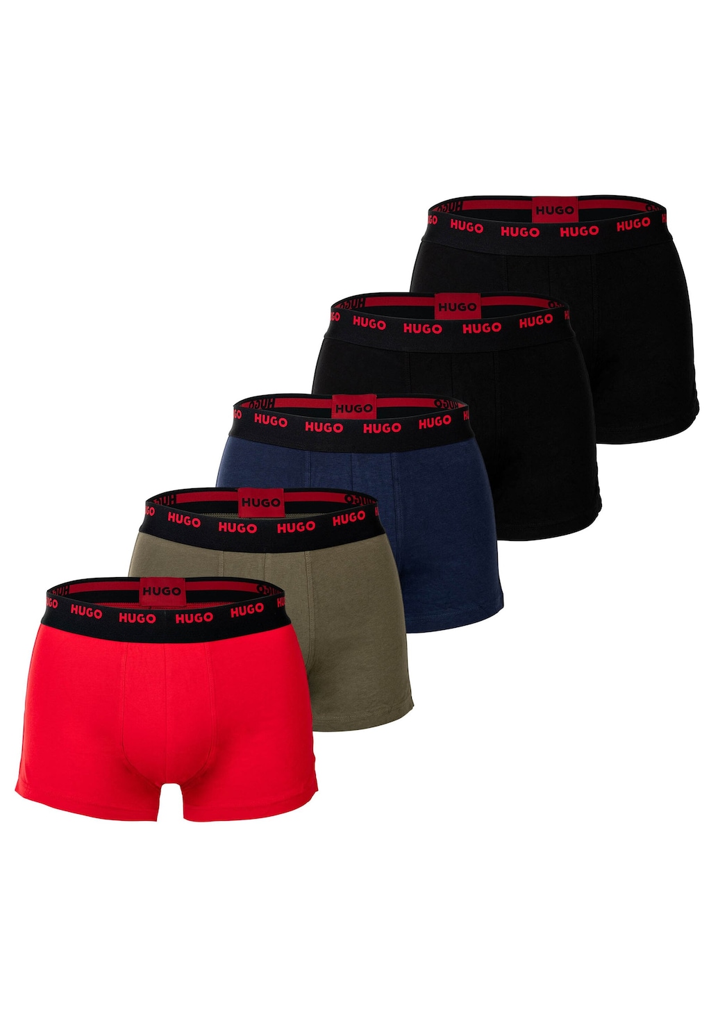 HUGO Boxershorts "Boxershort Trunks Five Pack 5er Pack" günstig online kaufen