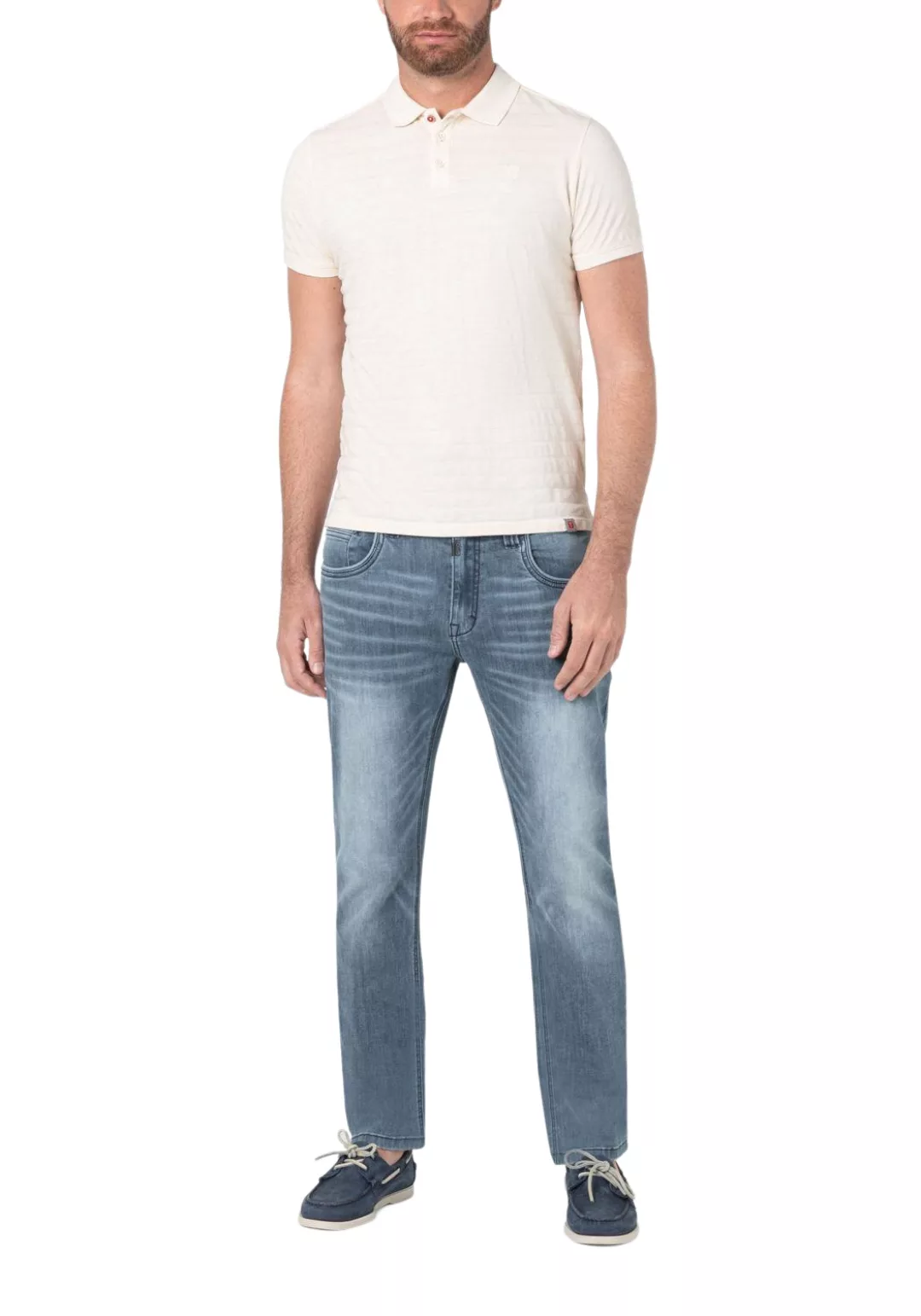 Timezone Herren Jeans REGULAR GERRITTZ - Mid Waist - Regular Fit - Blau günstig online kaufen