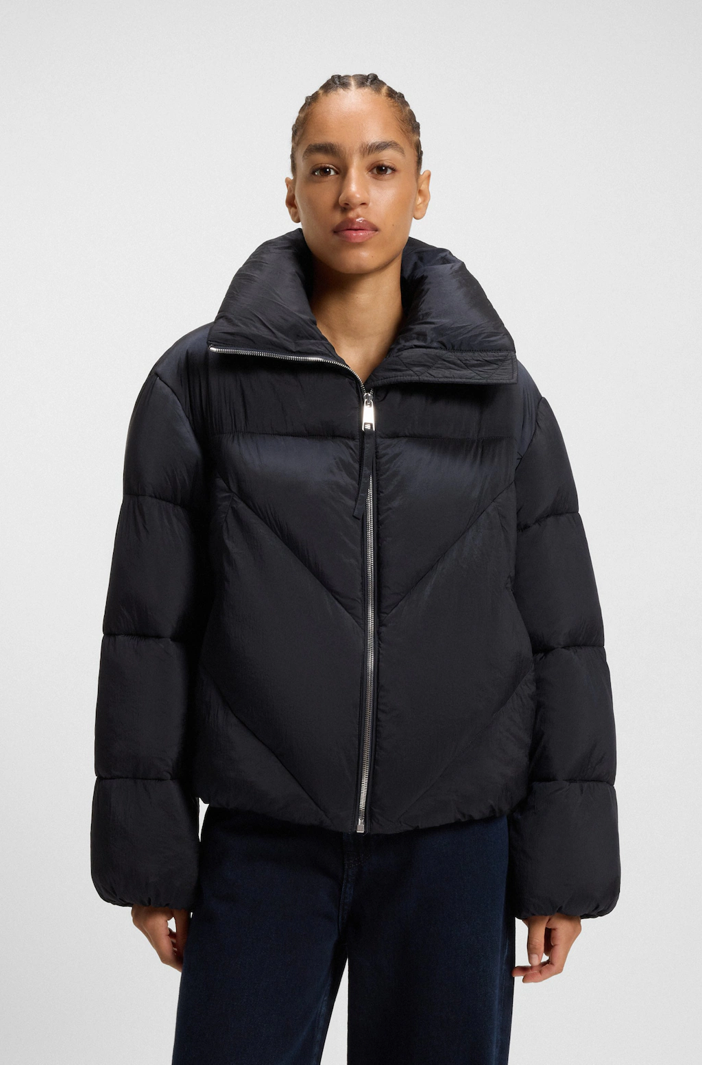 BOSS ORANGE Steppjacke "Padilena Premium Damenmode", Regular Fit mit Stehkr günstig online kaufen
