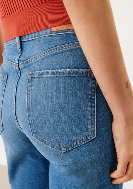 s.Oliver 7/8-Jeans Regular: Cropped Jeans Waschung günstig online kaufen