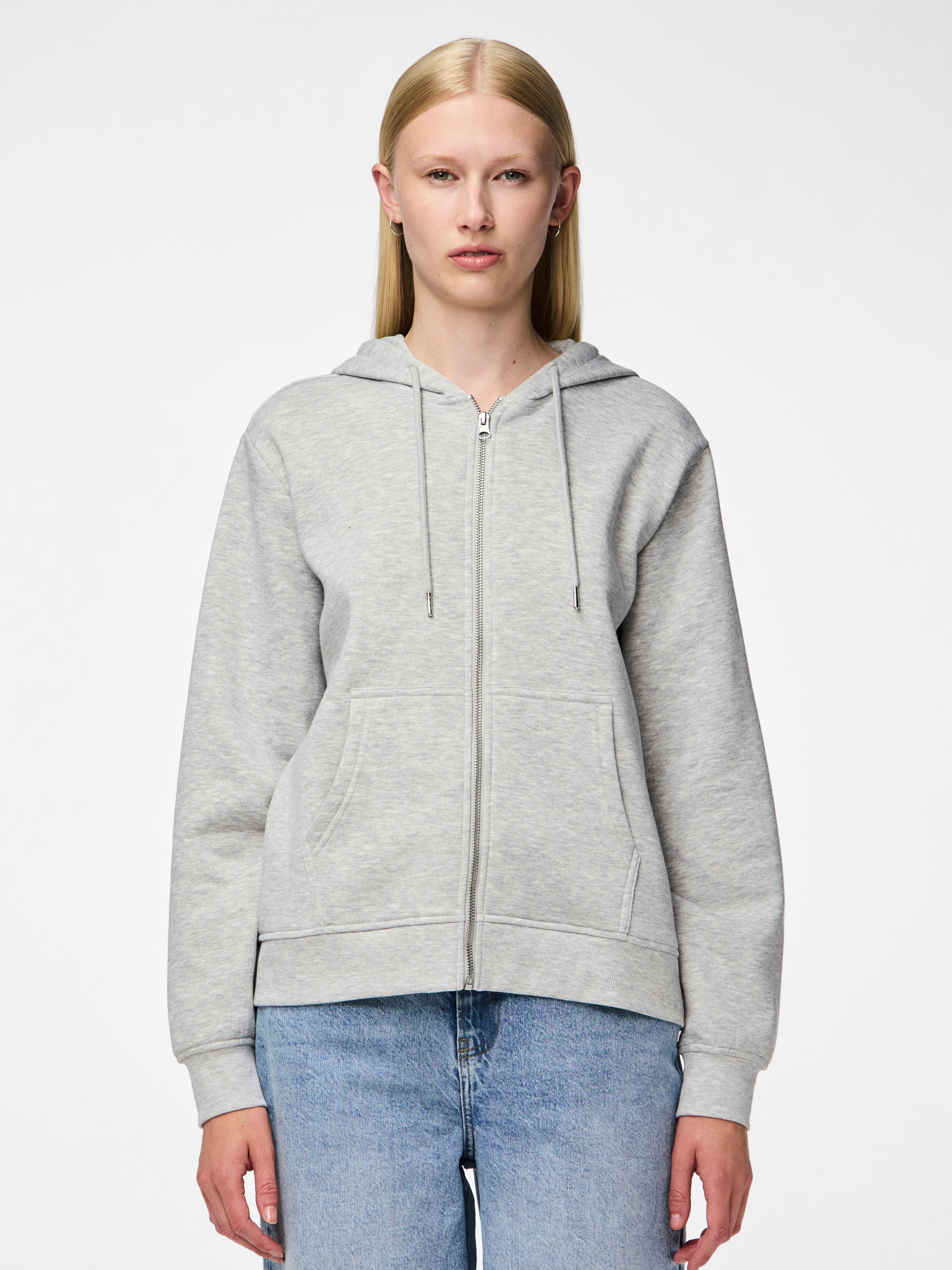 pieces Kapuzensweatshirt "PCCHILLI LS ZIP HOODIE NOOS BC" günstig online kaufen