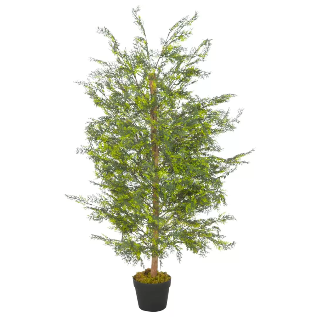 Künstliche Pflanze Zypresse Mit Topf Grün 120 Cm günstig online kaufen