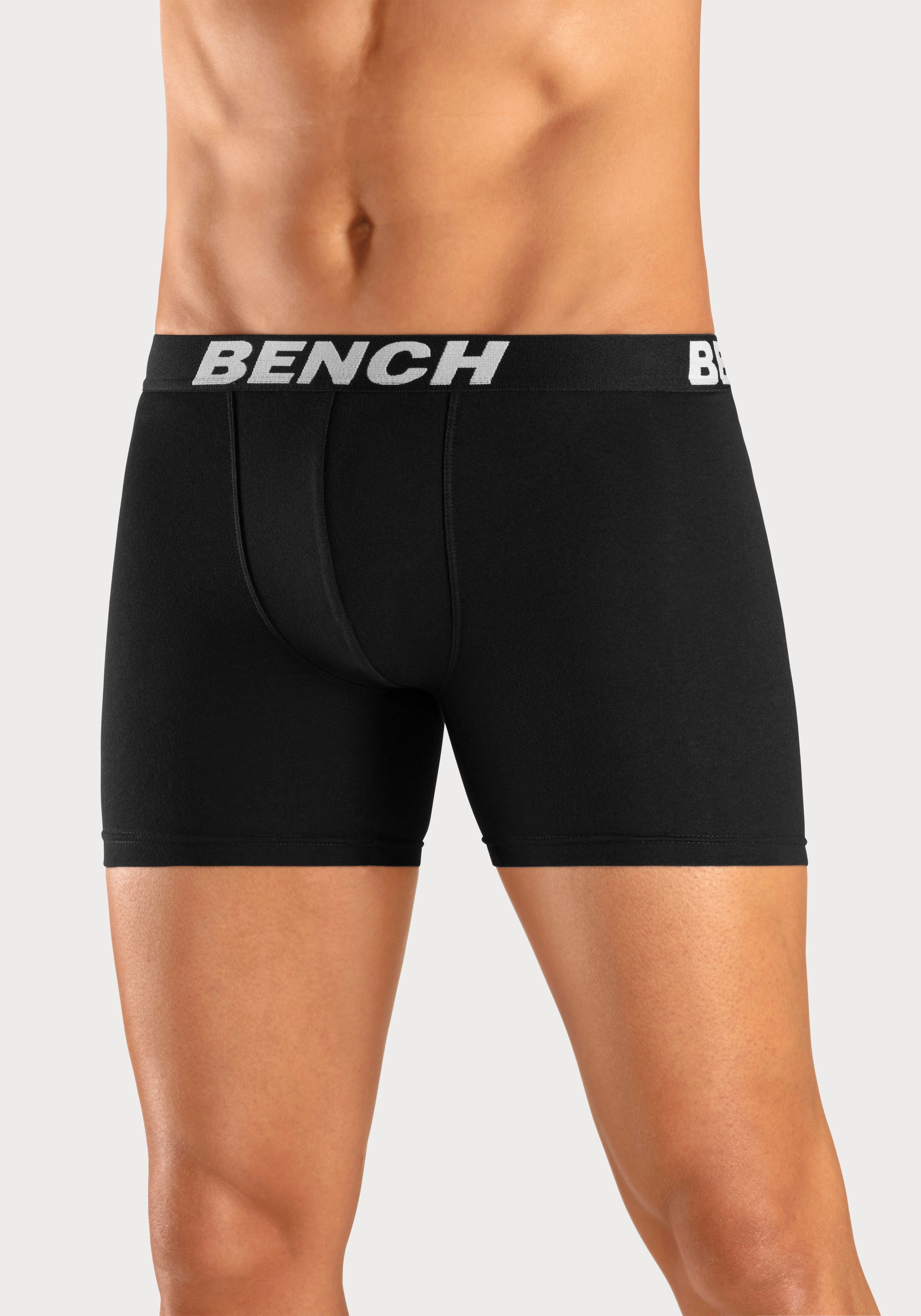Bench. Boxer "Boxershorts für Herren", (Packung, 4 St.), Unterhose mit läng günstig online kaufen