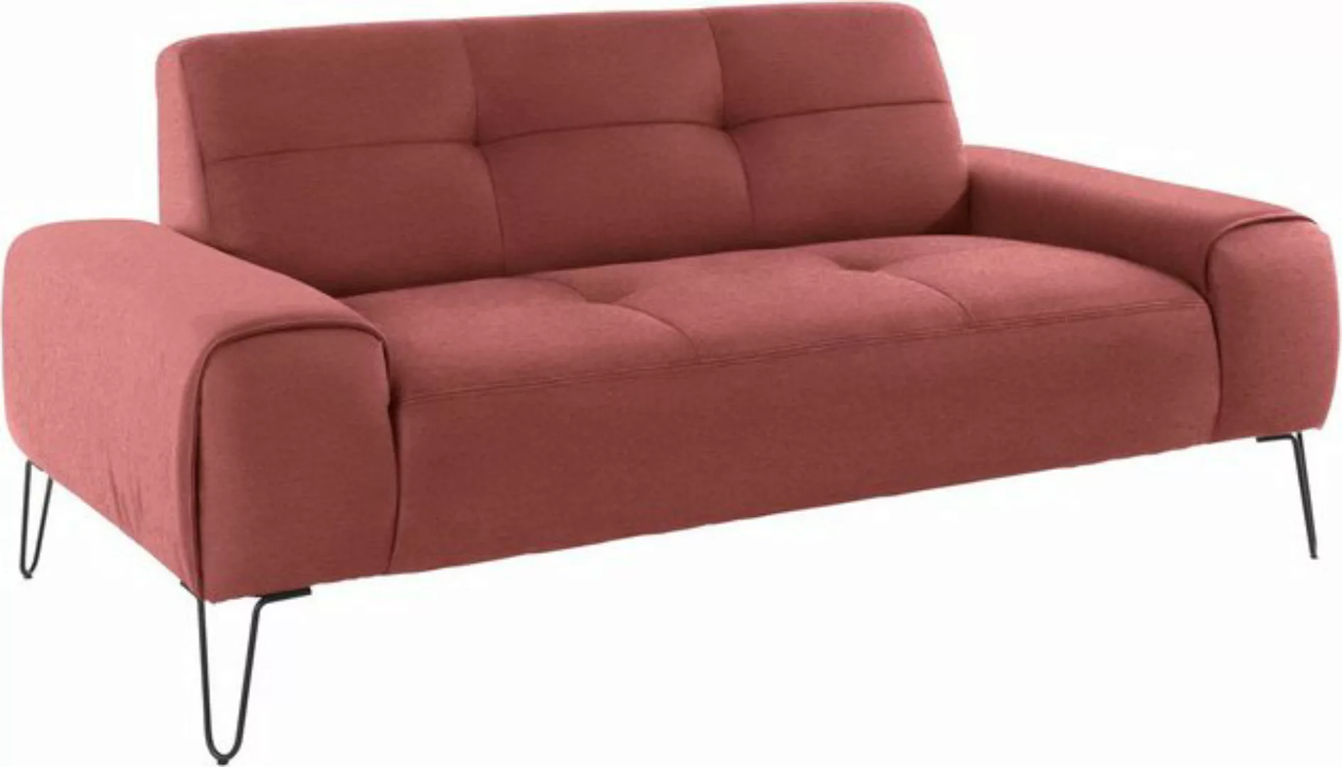 exxpo - sofa fashion 3-Sitzer Taranto, aktuelles Design trifft Sitzkomfort, günstig online kaufen