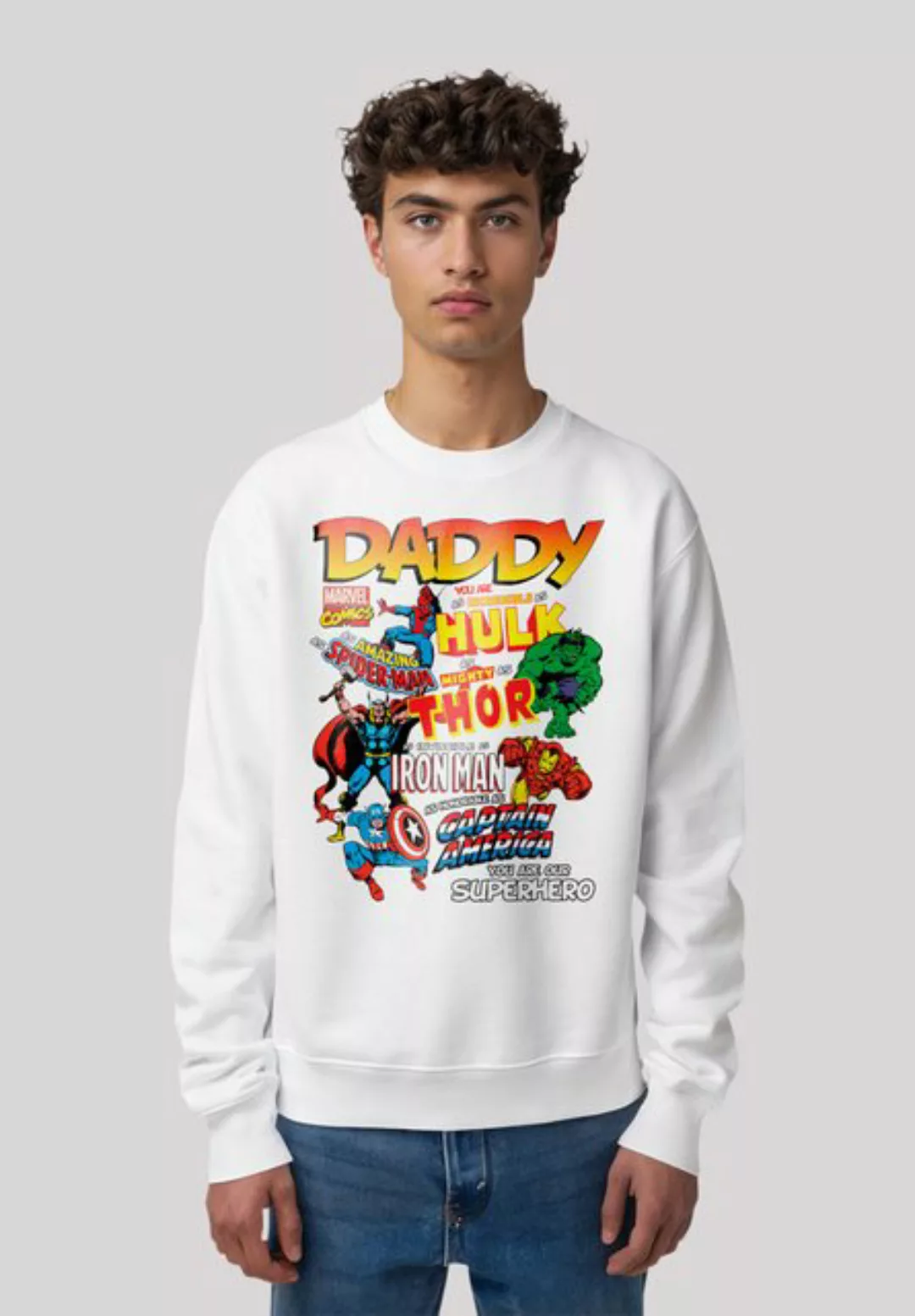 F4NT4STIC Sweatshirt Marvel Comics Our Dad Superhero Premium Qualität günstig online kaufen