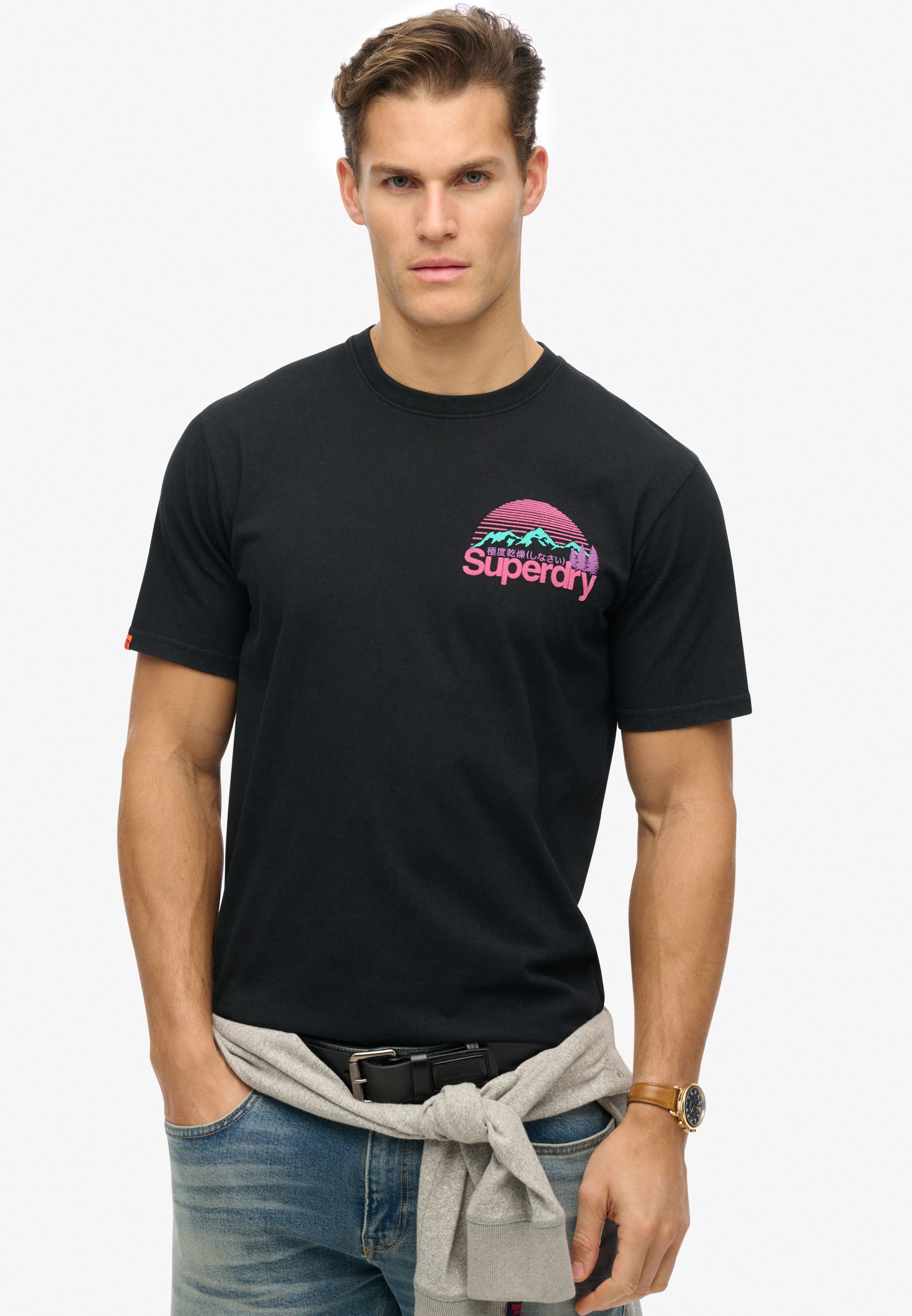 Superdry Rundhalsshirt "CL GREAT OUTDOORS CHEST TEE" günstig online kaufen