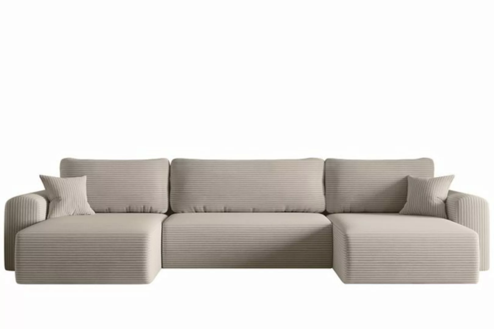 Kaiser Möbel Ecksofa mit schlaffunktion und bettkasten, Sofa U-form, Couch günstig online kaufen