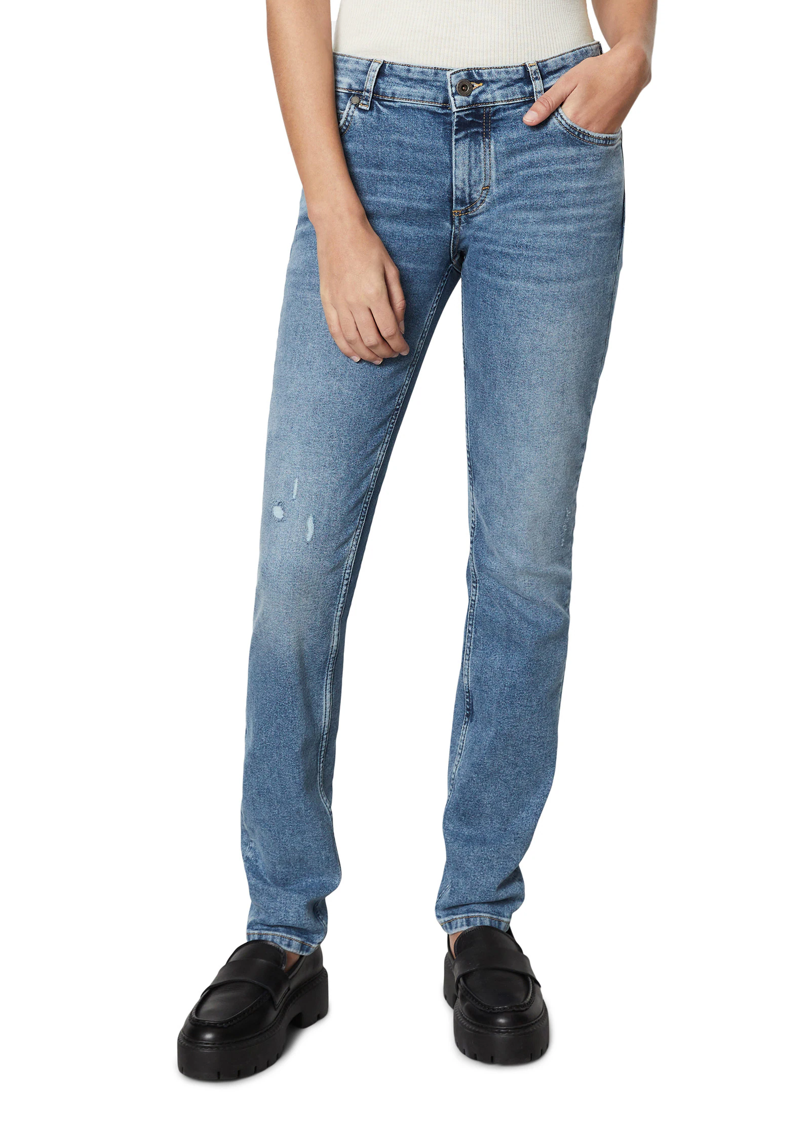 Marc OPolo Slim-fit-Jeans "aus Organic-Cotton-Stretch" günstig online kaufen