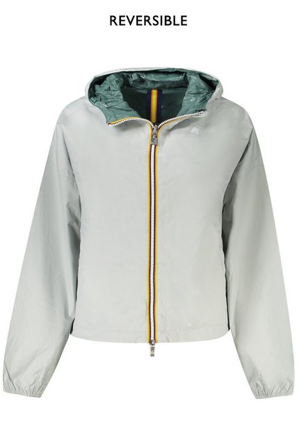 K-Way Outdoorjacke Wendbare Damen-Sportjacke: Wasserdicht, grau/grün, mit K günstig online kaufen