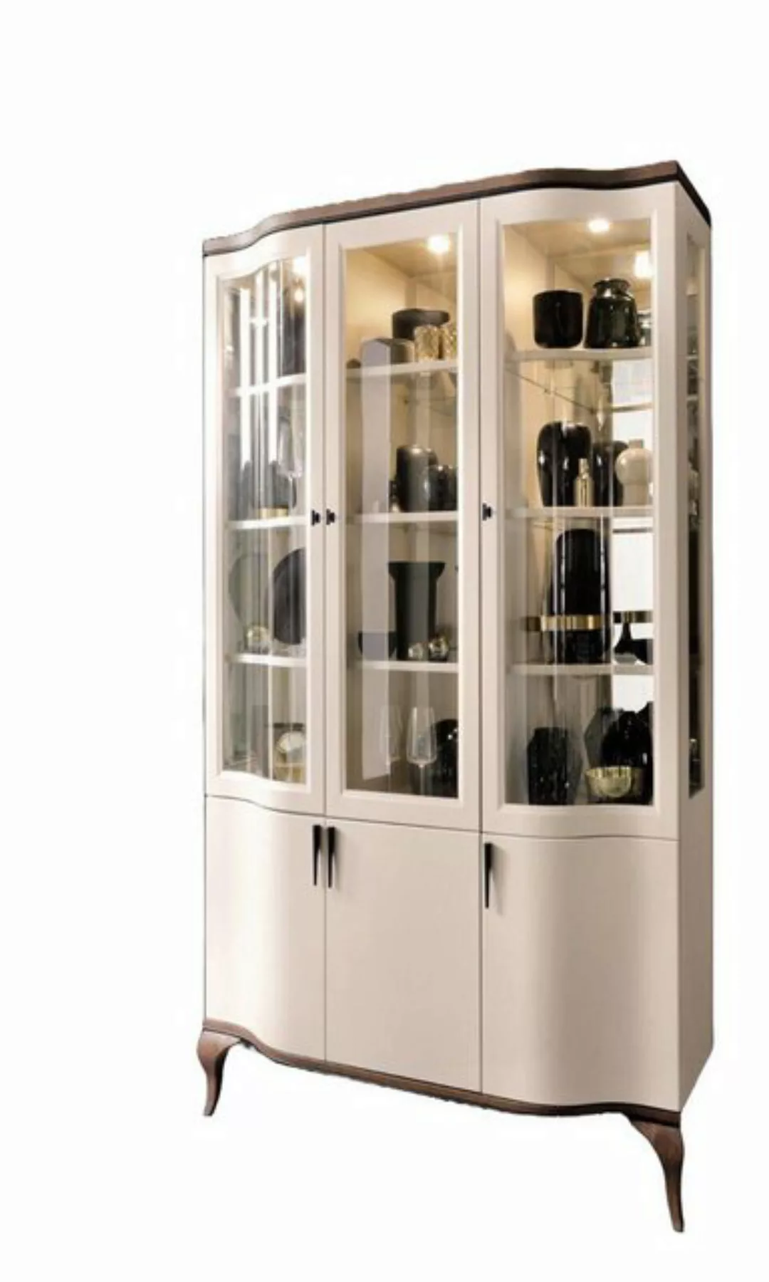 JVmoebel Glasvitrine Moderne Klassische Vitrine Luxus Schrank Stilvolles De günstig online kaufen