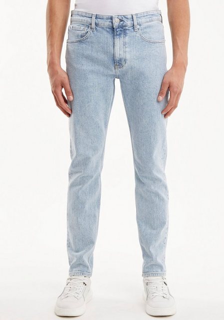 Calvin Klein Jeans Tapered-fit-Jeans SLIM TAPER mit Calvin Klein Leder-Badg günstig online kaufen