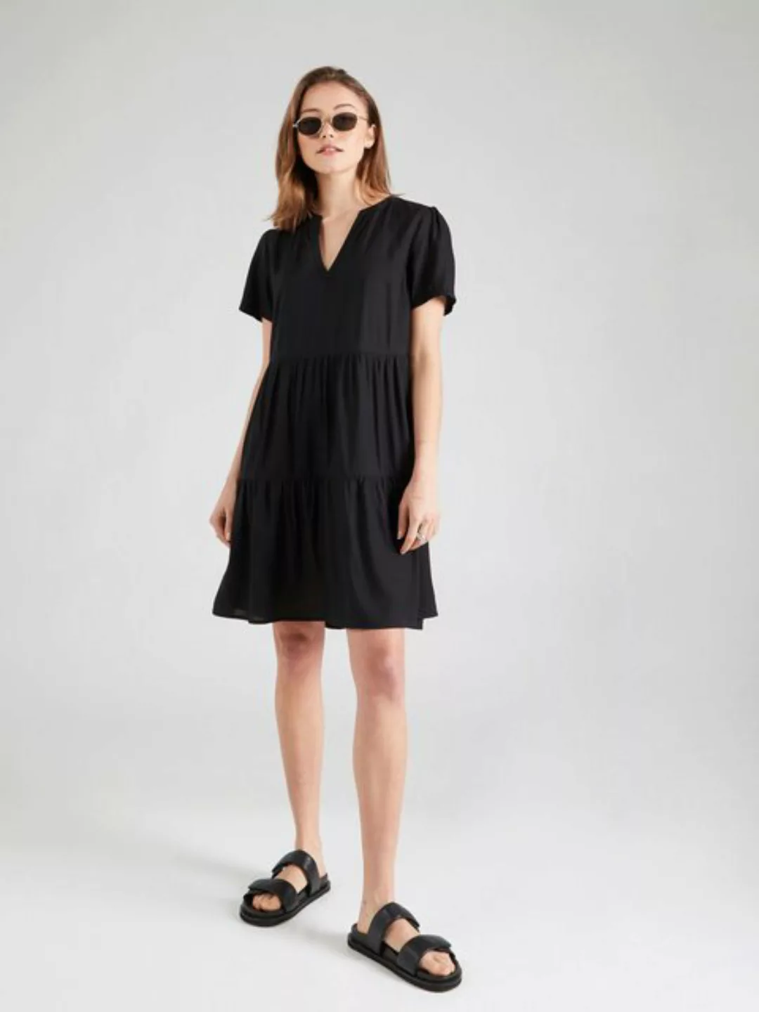 ONLY Sommerkleid "ONLZALLY LIFE S/S THEA DRESS NOOS PTM", mit Stufen Volant günstig online kaufen