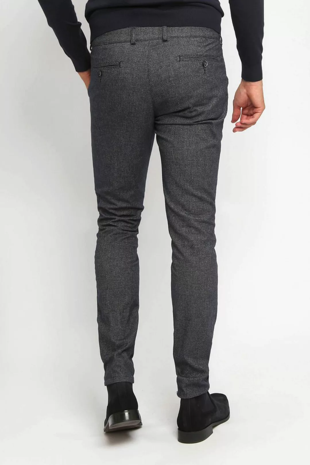 Suitable Chino Pico Pleat Navy - Größe 50 günstig online kaufen