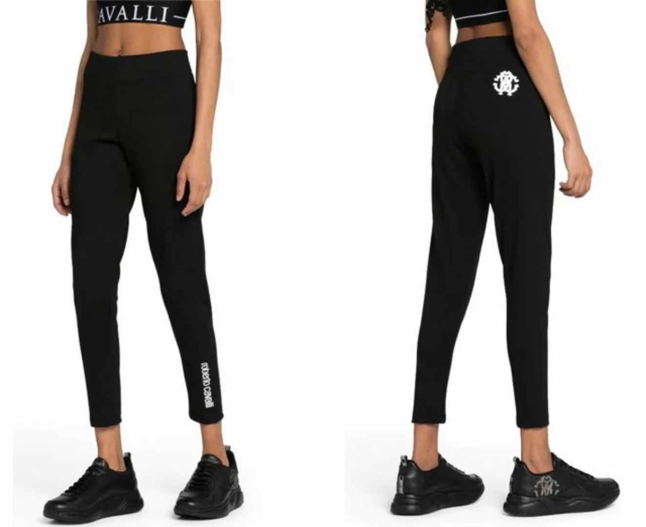 roberto cavalli Leggings ROBERTO CAVALLI FIRENZE LOGO LEGGINGS JEGGINGS GUM günstig online kaufen